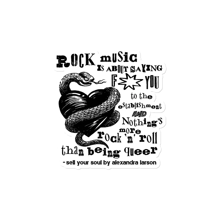 rock music is queer [magnet] product image (2)