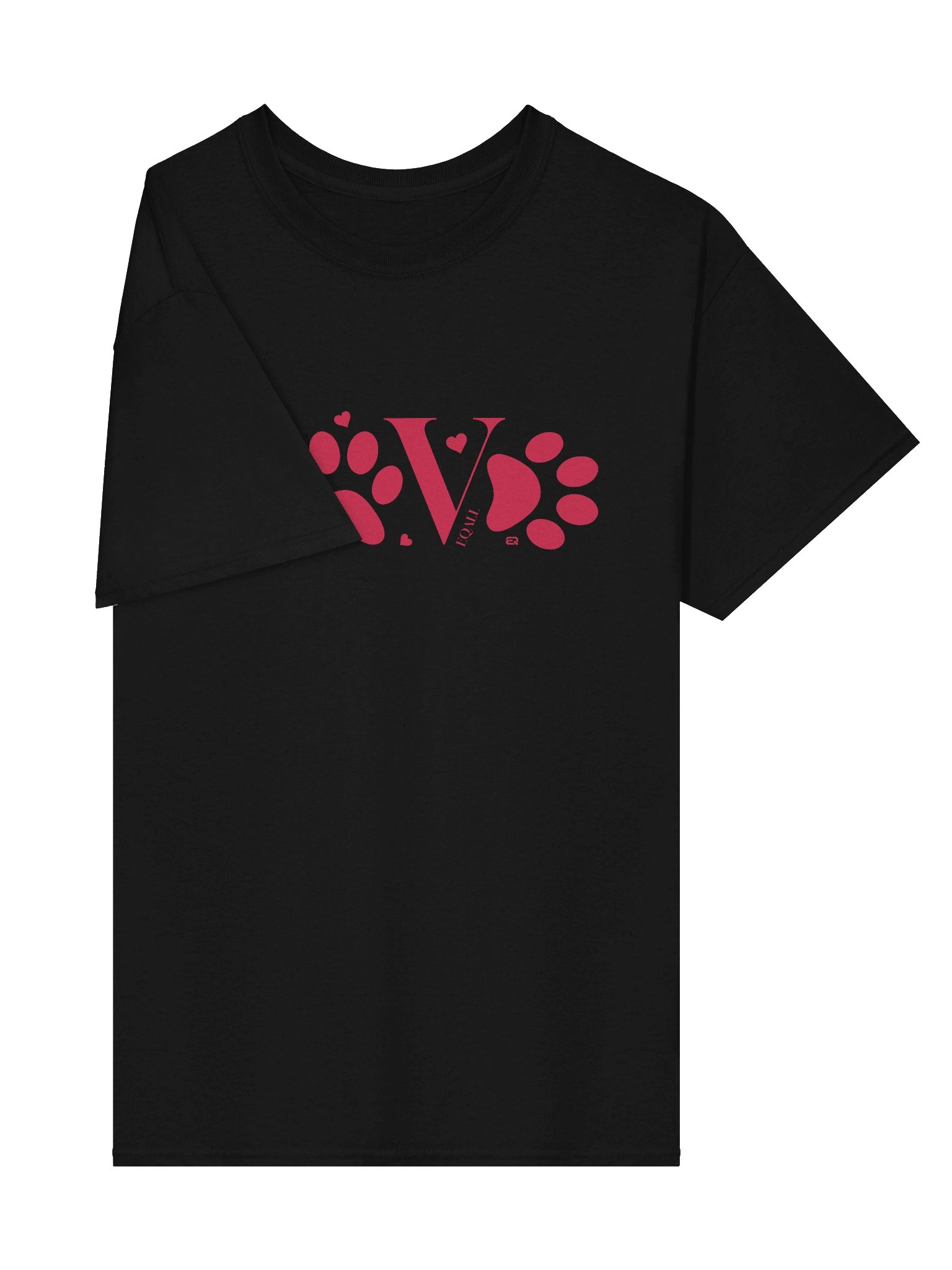 Dog LOVE Vibes Heavyweight PAWSETIQ 100% Cotton T-shirt by EQALL® Essentials_Cherry Red product image (54)