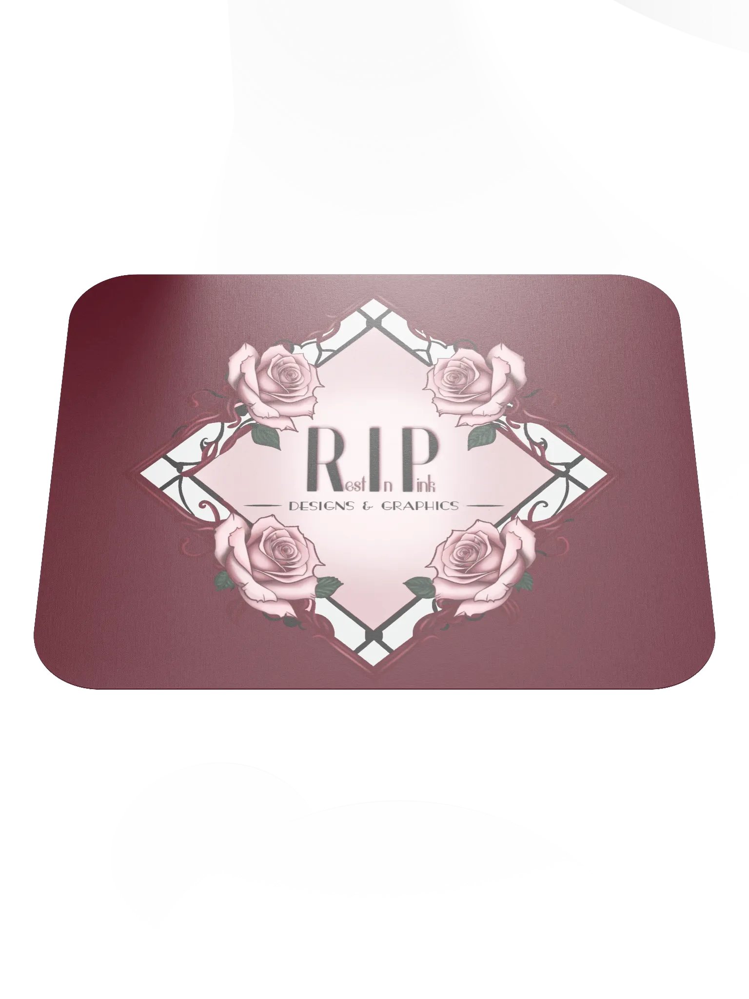 RIP Full Logo Mouse Pad - Red product image (1)