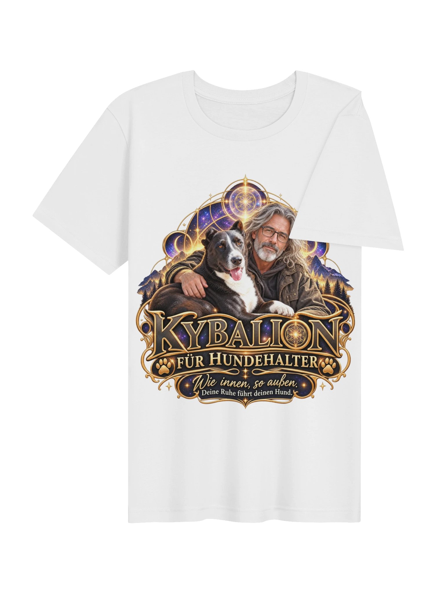 Kybalion für Hundehalter – Wie innen, so außen | Unisex-T-Shirt product image (10)