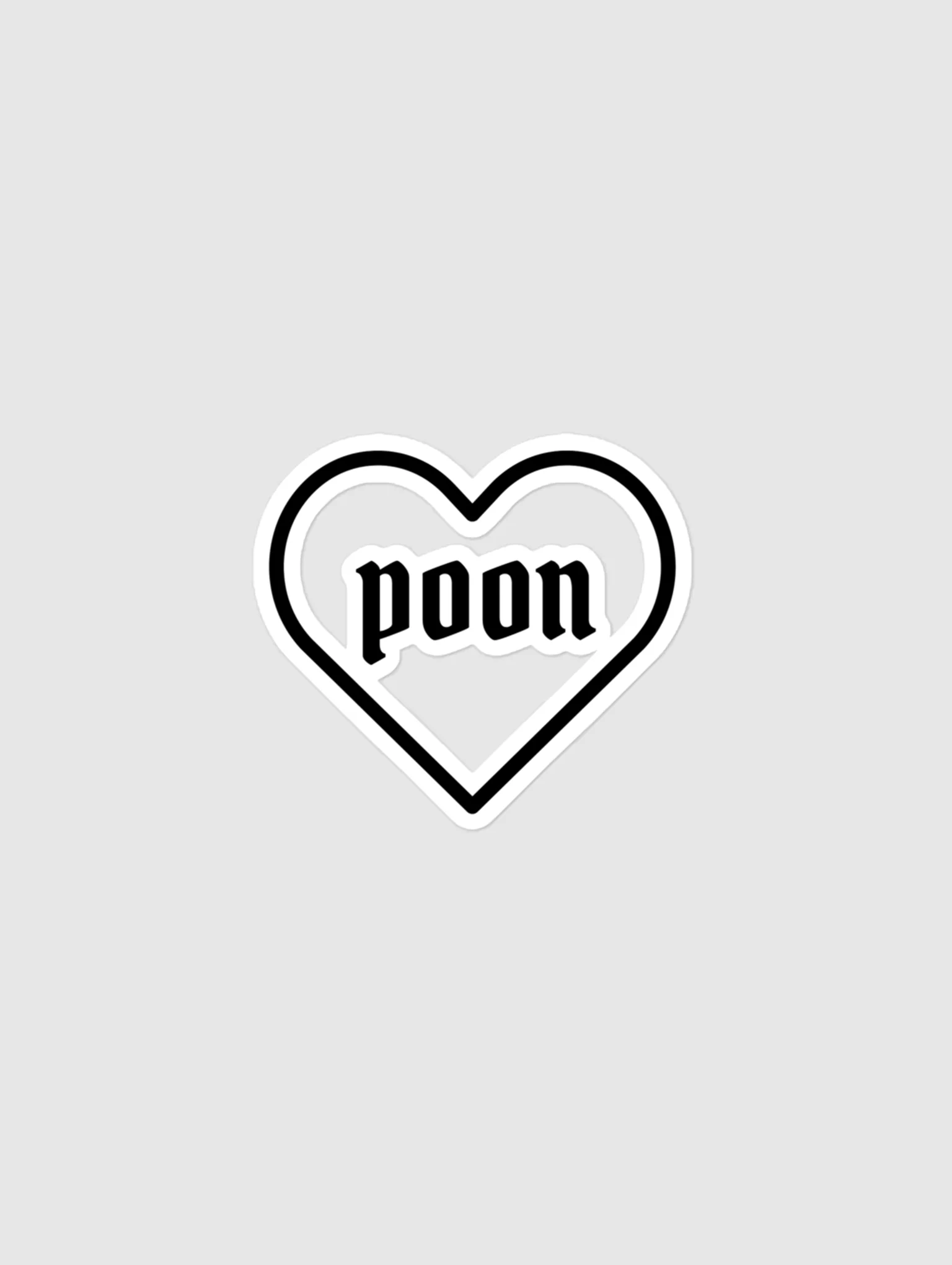POON - Sticker product image (1)