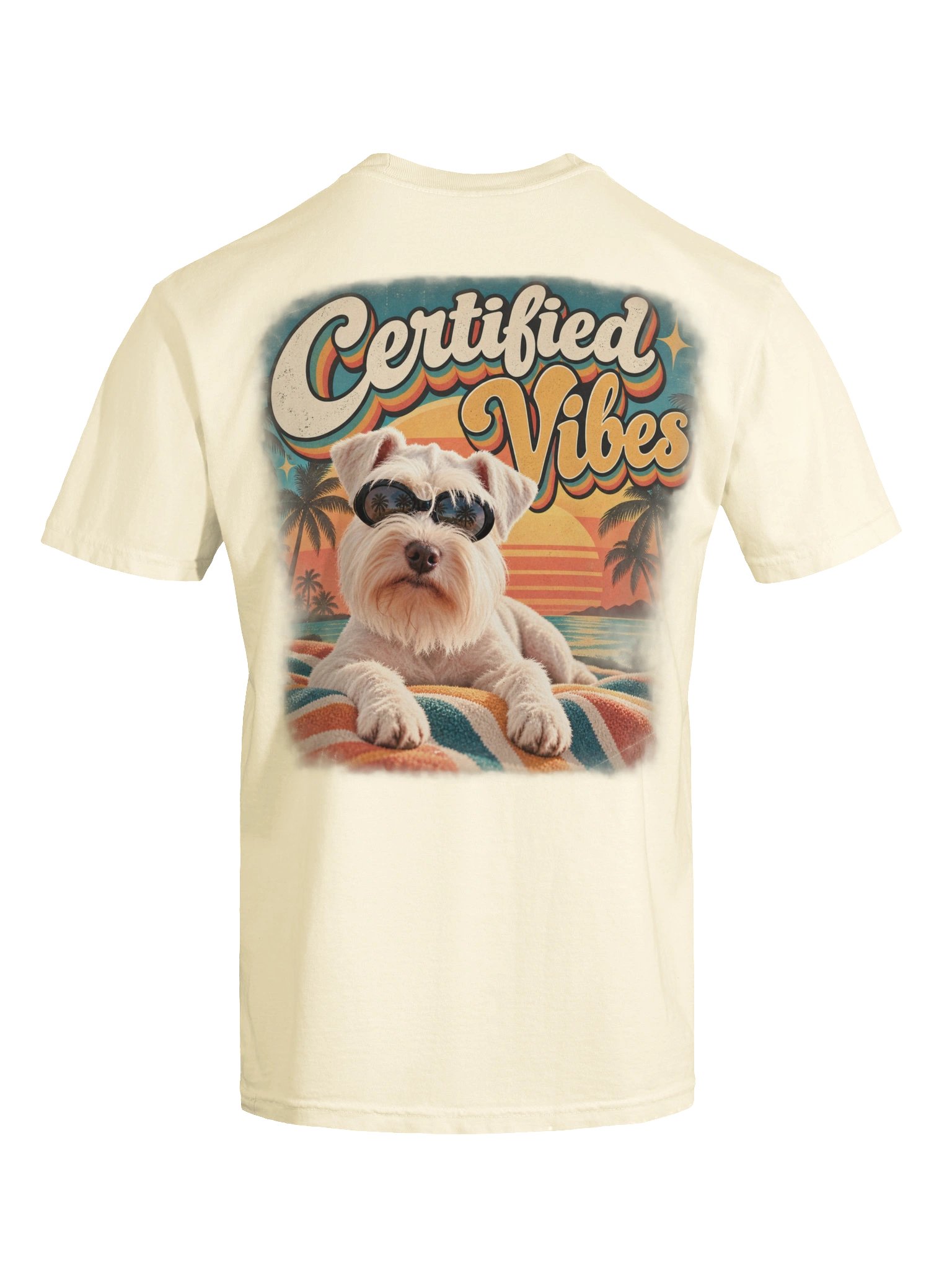 Vibes Miniature Schnauzer T-Shirt – Retro Dog Lover Graphic Tee product image (26)