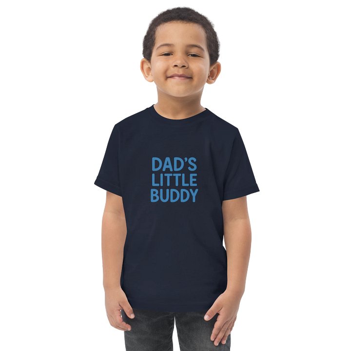 Dad's Little Buddy Toddler Jersey T-Shirt product image (13)