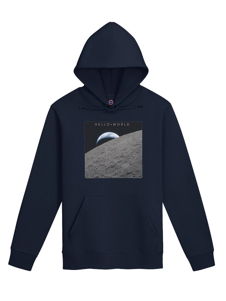 Hello World Earth Rising Above The Moon Hoodie product image (5)