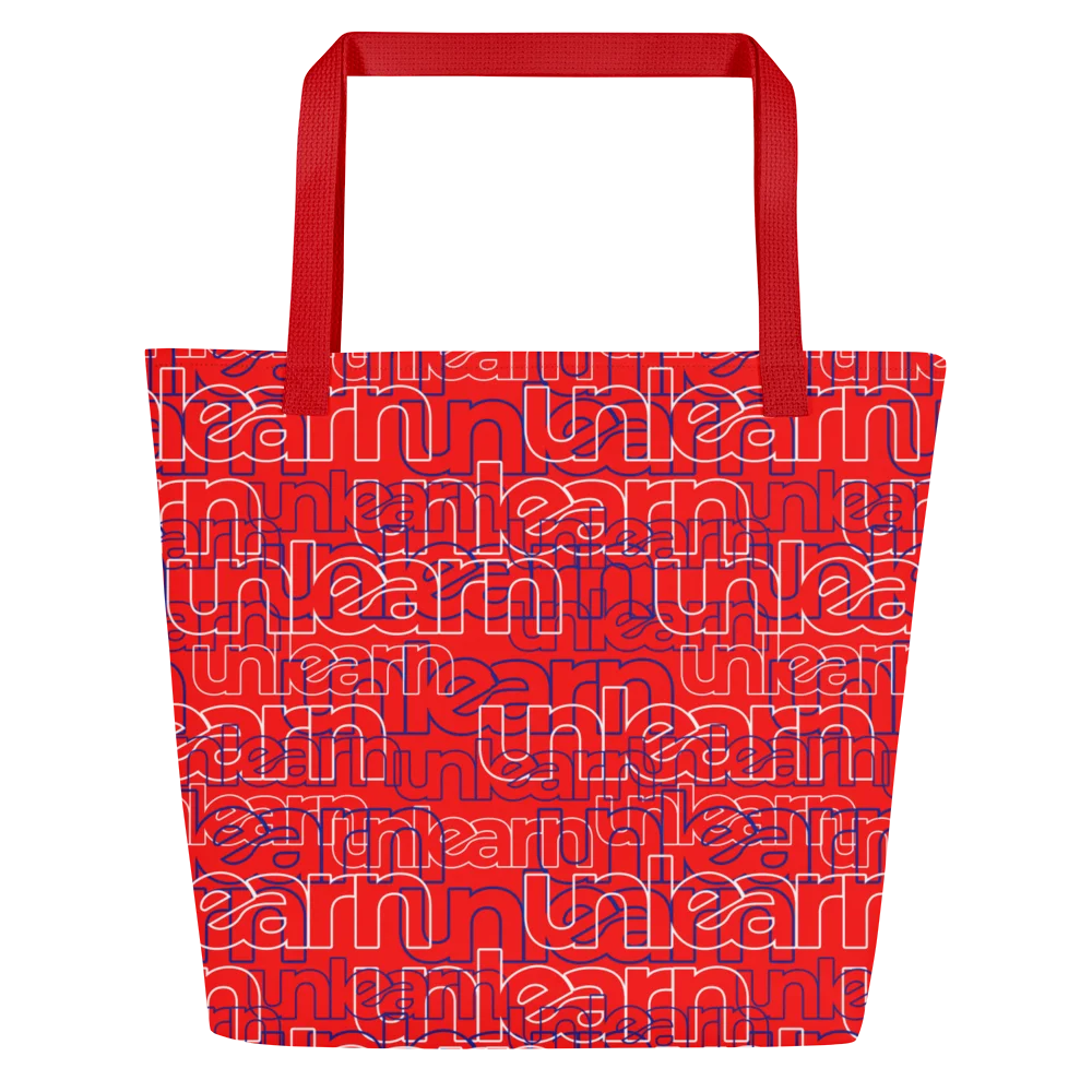 Wired Tote Bag: Red product image (2)