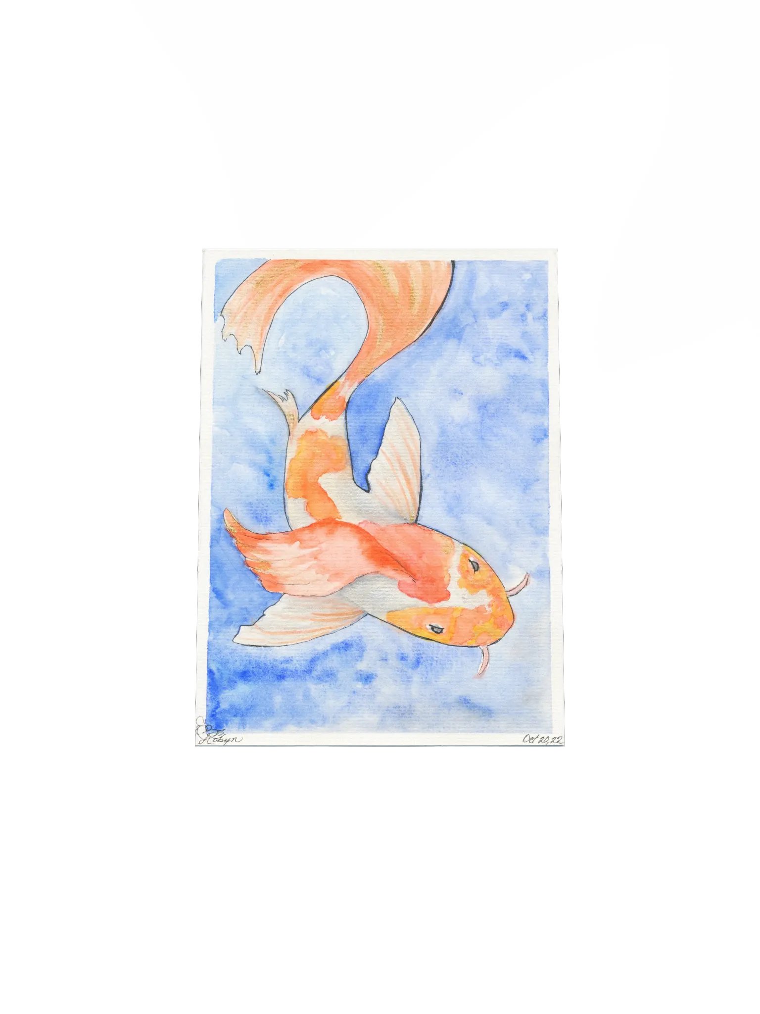 Golden Koi Print product image (8)