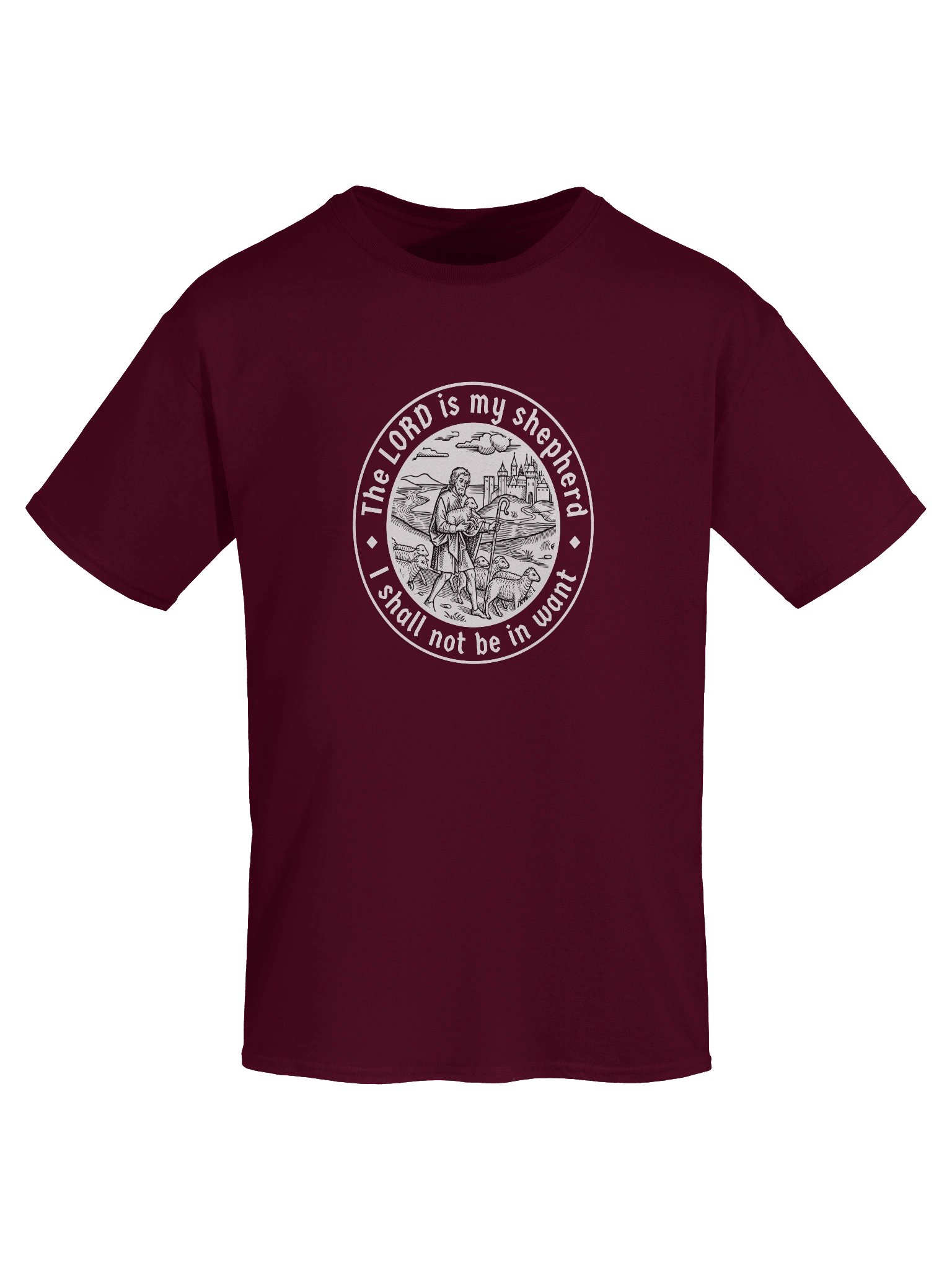 T-Shirt with "The LORD is my shepherd" product image (1)