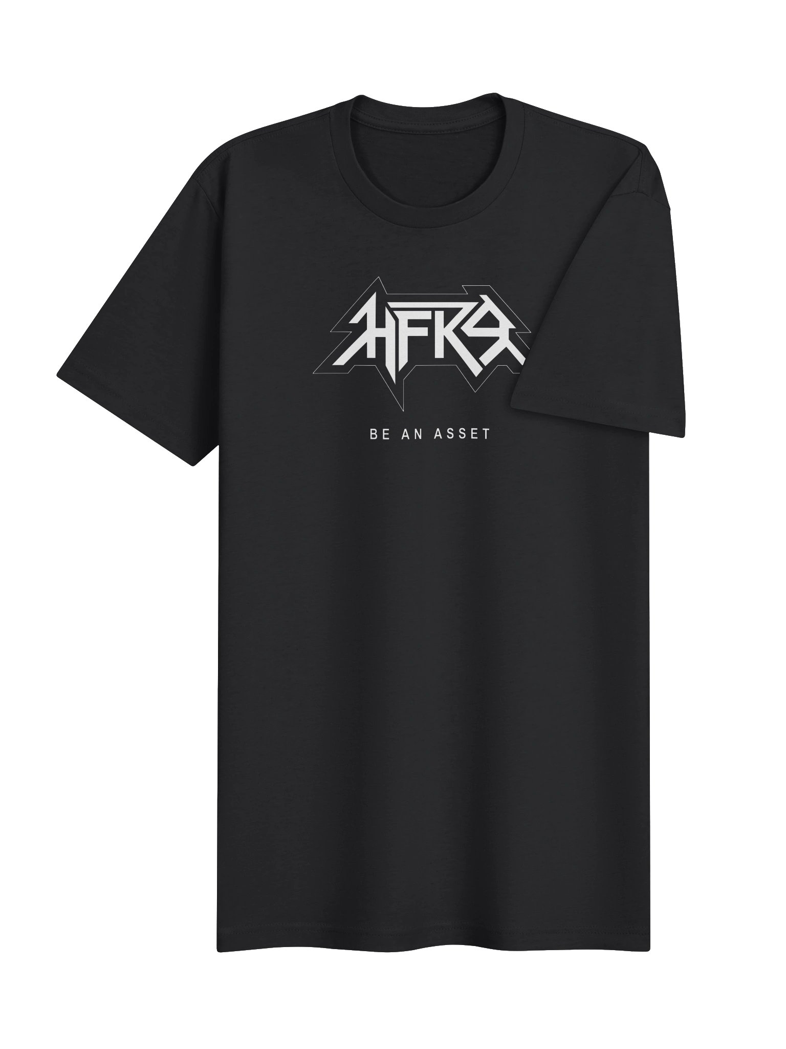 HFK9 BE AN ASSET Metal Logo Tee — Black product image (4)