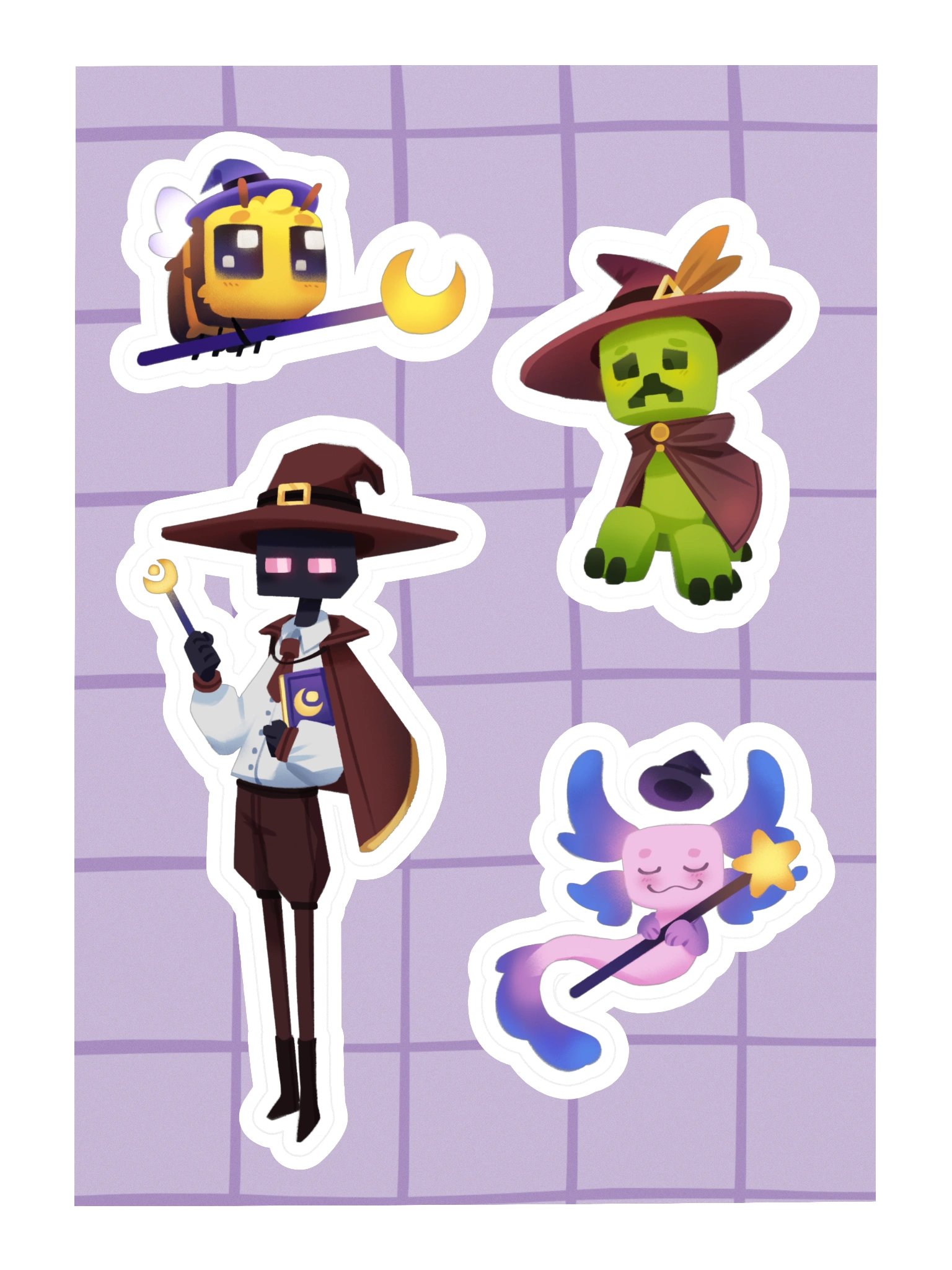 Magical Mobs Sticker Sheet product image (3)