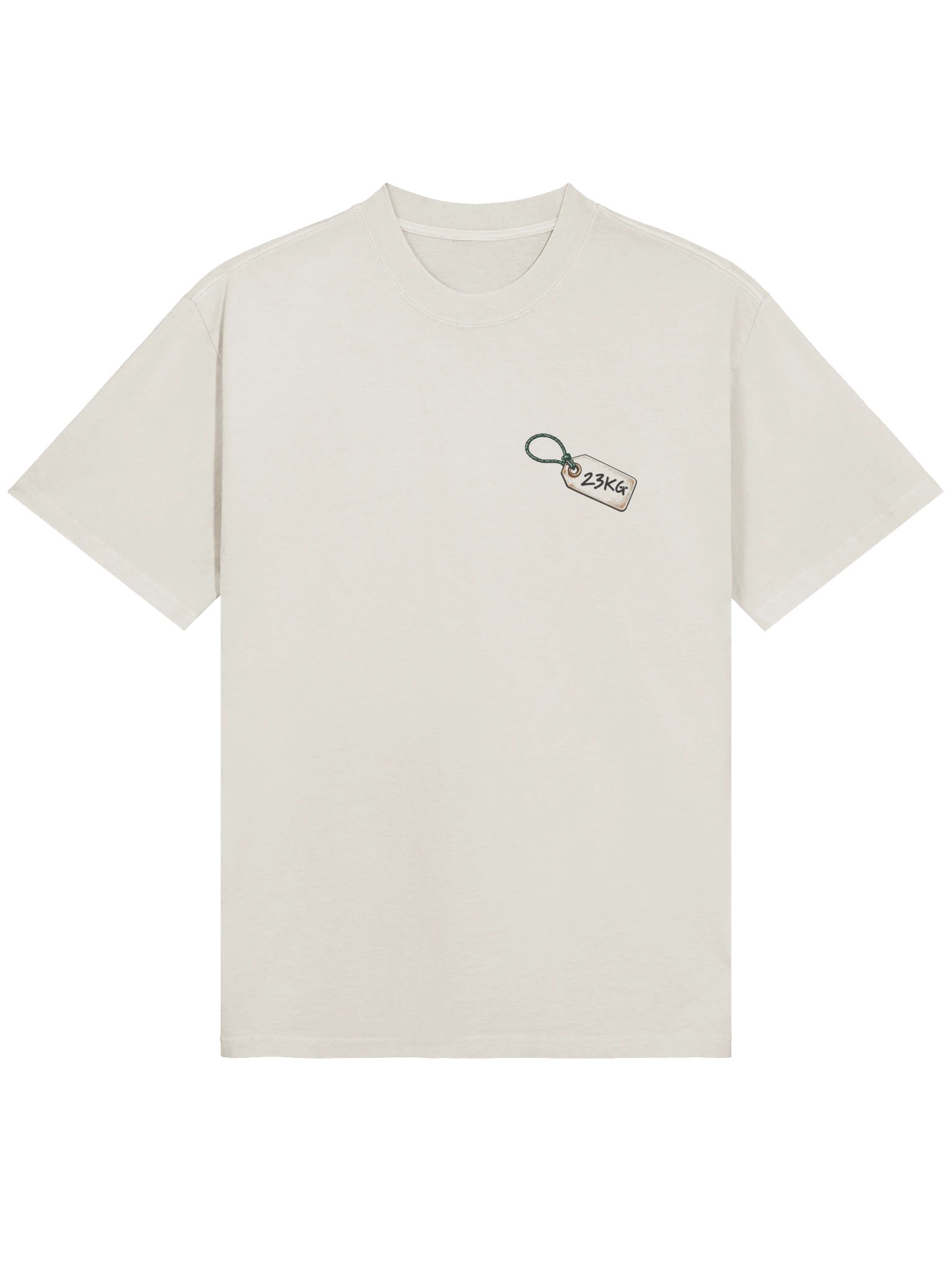 23KG. Mostly Garri. (Oversized faded tee) product image (1)