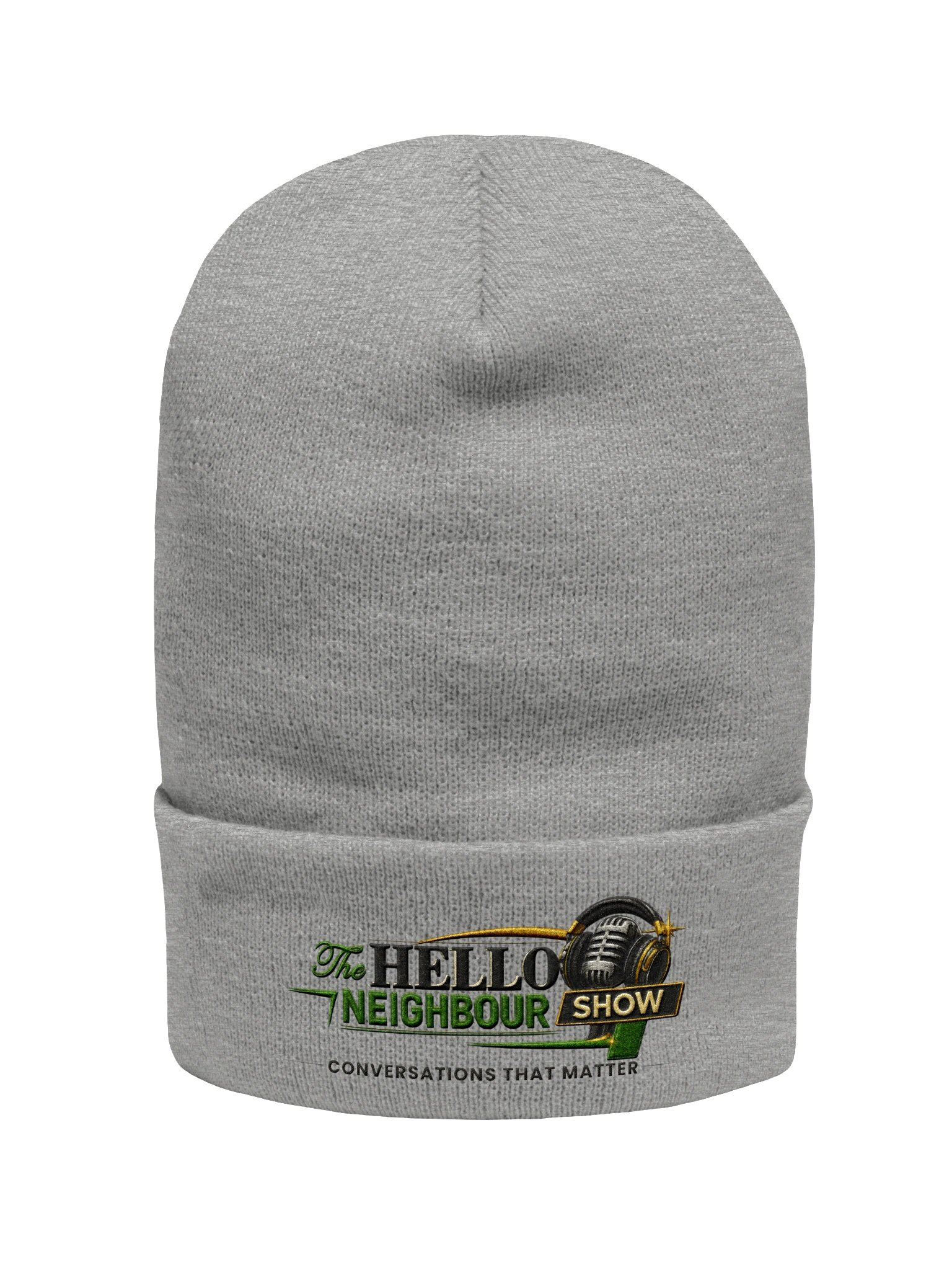 The Hello Neighbour Show™ Premium Embroidered Logo Cuffed Beanie | Official Knit Beanie product image (1)