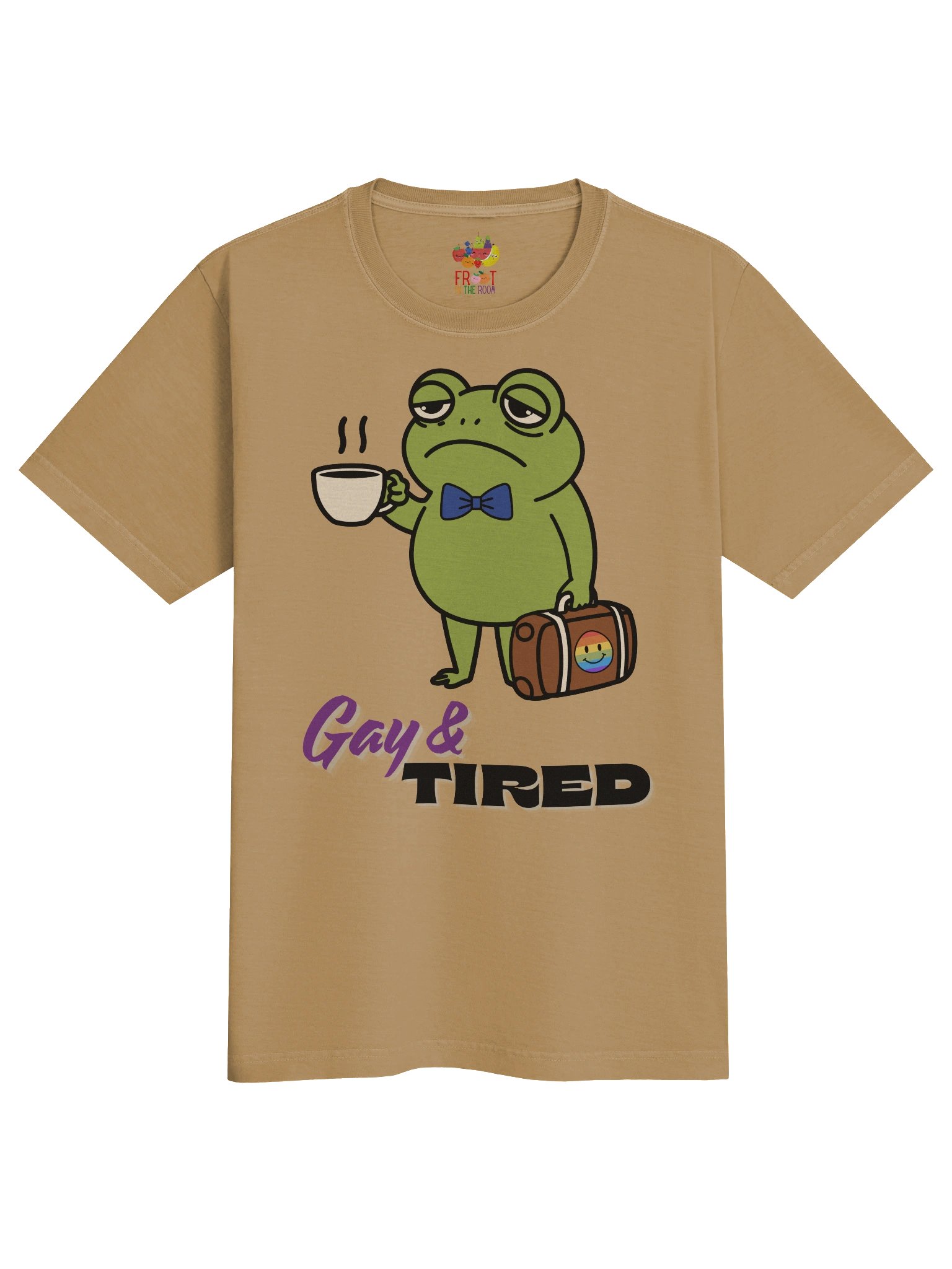 Gay & Tired Frog Tee (Heavyweight Comfort-fit) product image (2)