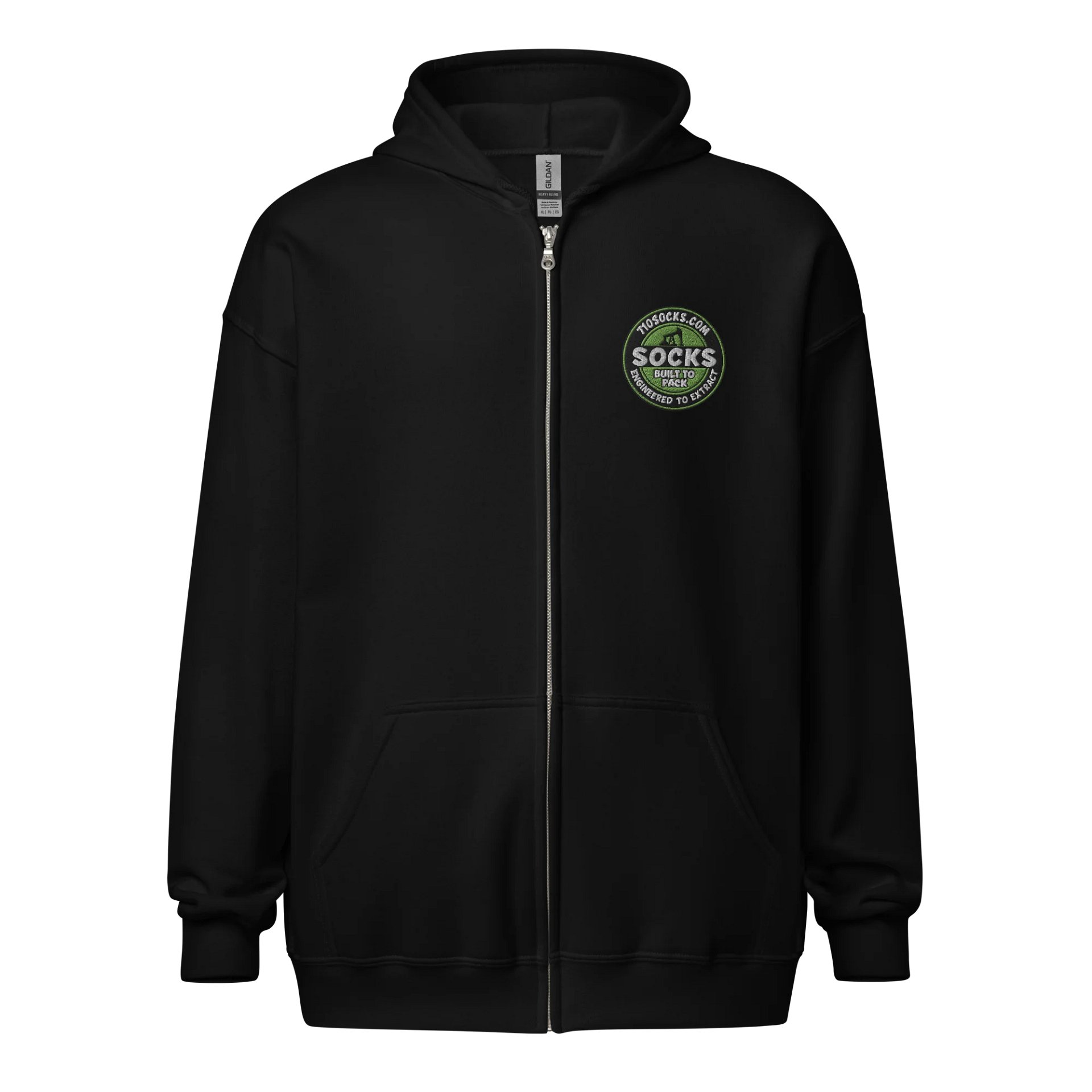 710socks Embroidered Zip Up Hoodie Original product image (1)