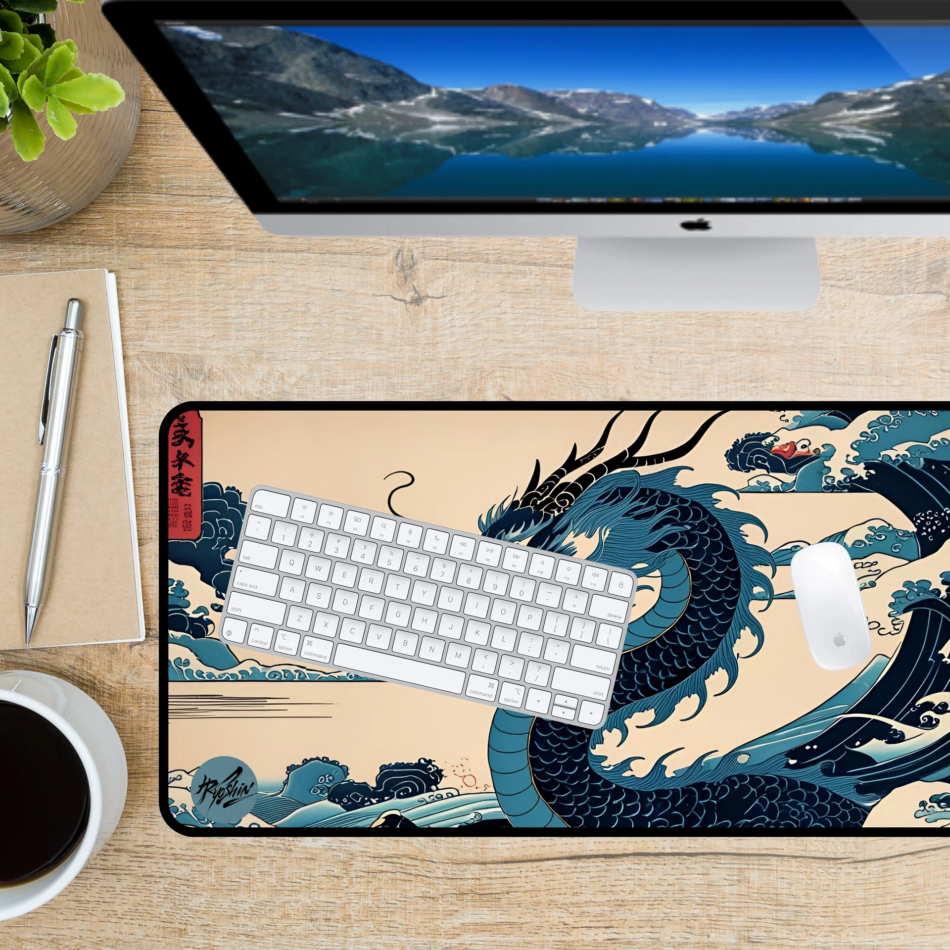 Ryoshin - Ocean Depths (Umi no Shinso), Ancient Ryū Collection, Desk Mat product image (5)