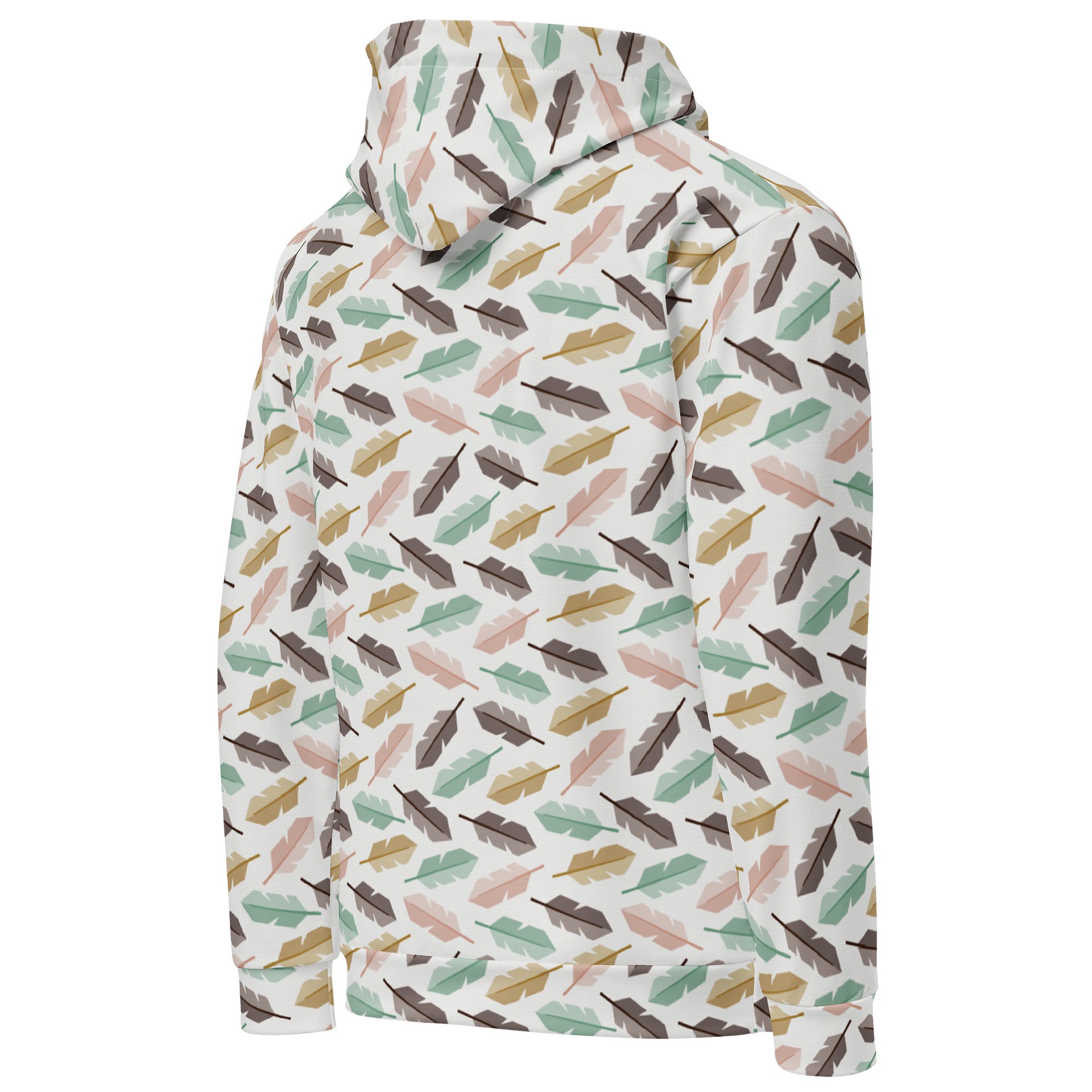 Mid-Century Modern Feathers Recycled Unisex Hoodie product image (5)