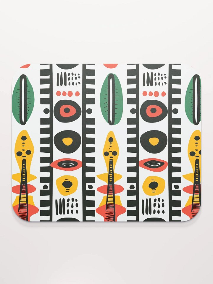Afrobeat Harmony Mouse Mat- 8.7" x 7.1" product image (2)