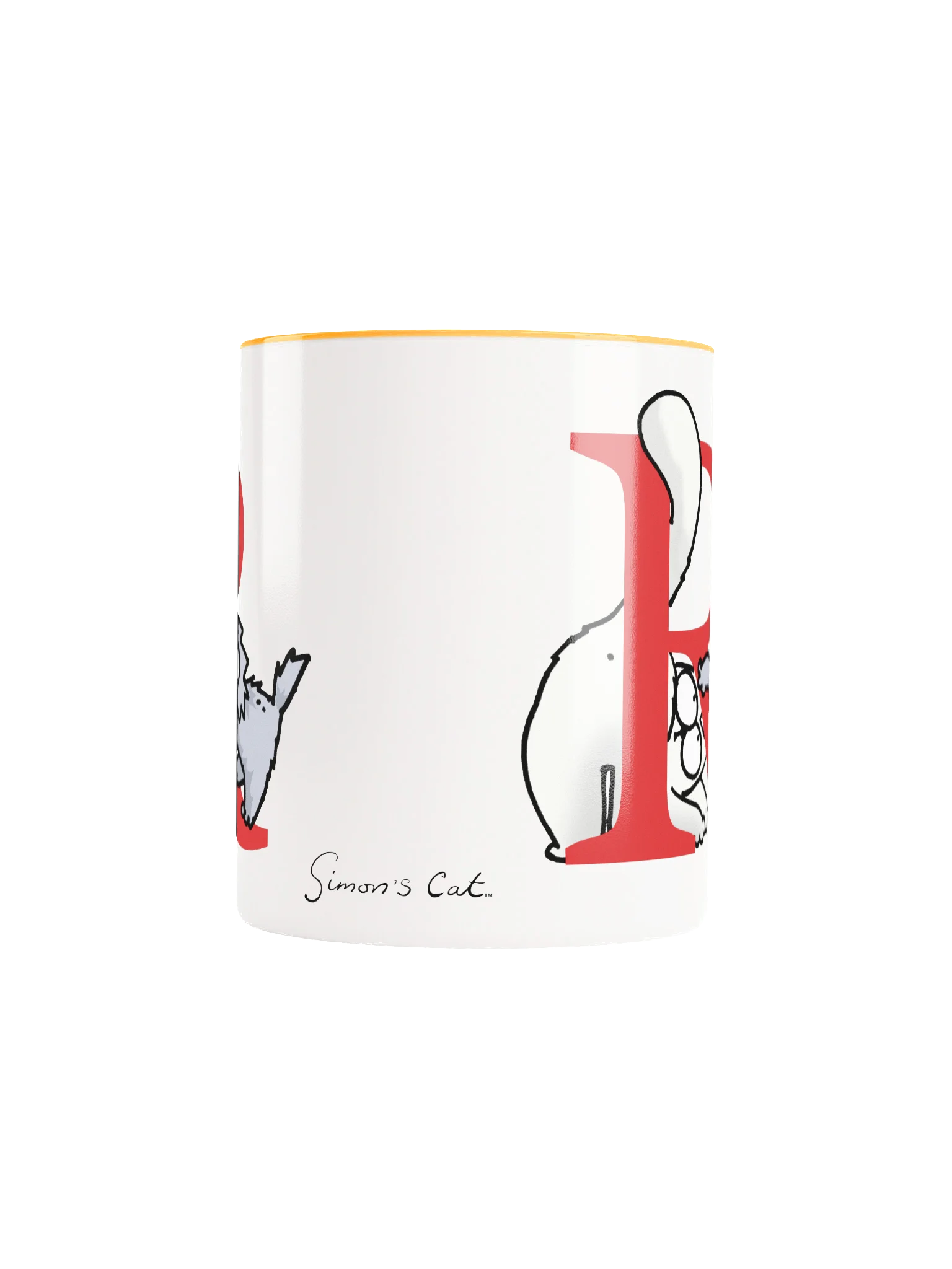 Cat Monogram Mug - R product image (5)