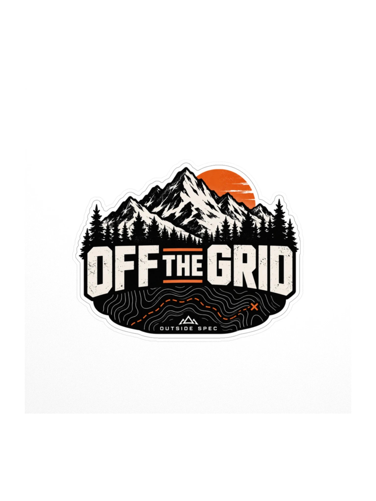 Outside Spec Kiss Cut Sticker product image (1)