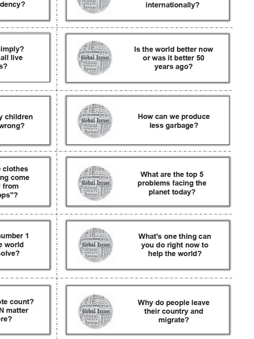 Global Issues. Discussion + PPTx product image (5)