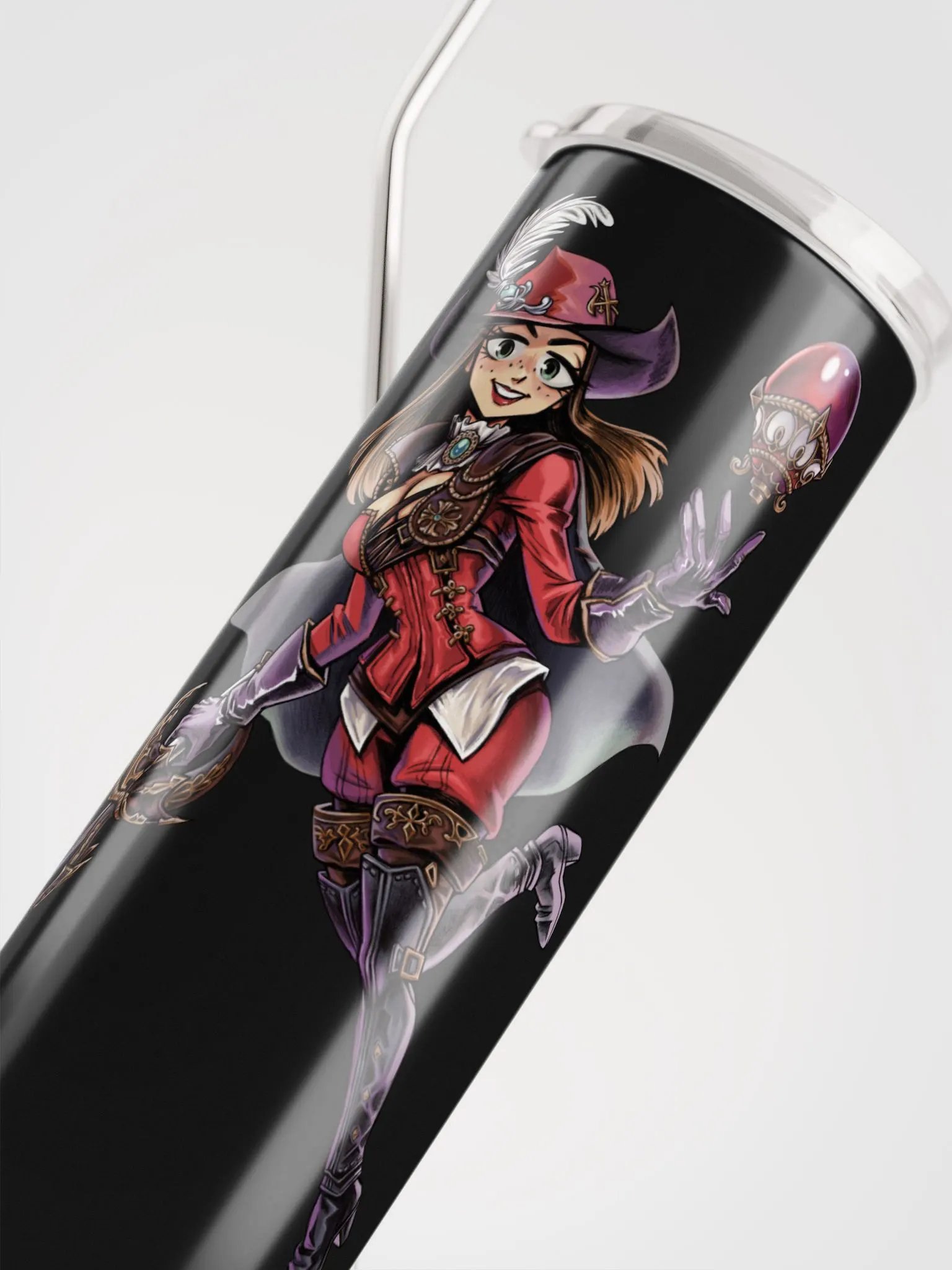 neon X Red Mage Tumbler product image (5)