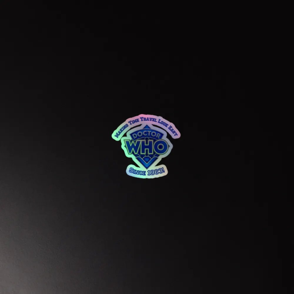 Doctor Who Time Travel Holographic Sticker Sheet product image (4)