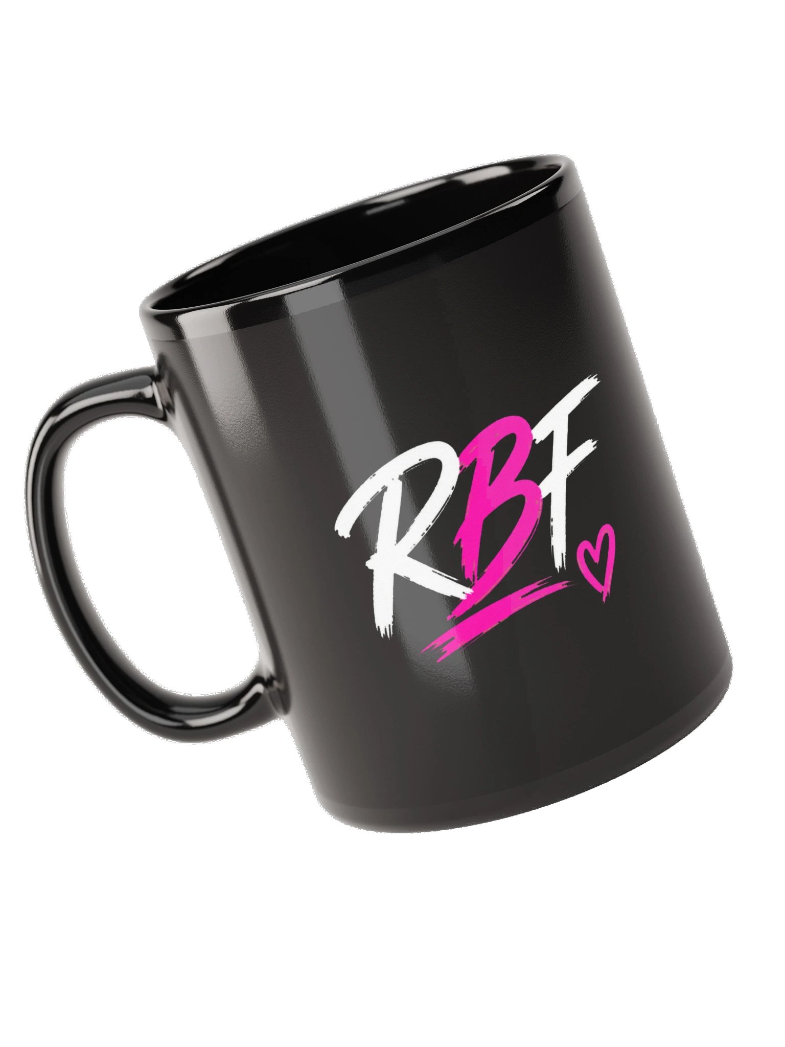 Walk by Faith Pink Eagle & RBF Black Mug product image (11)