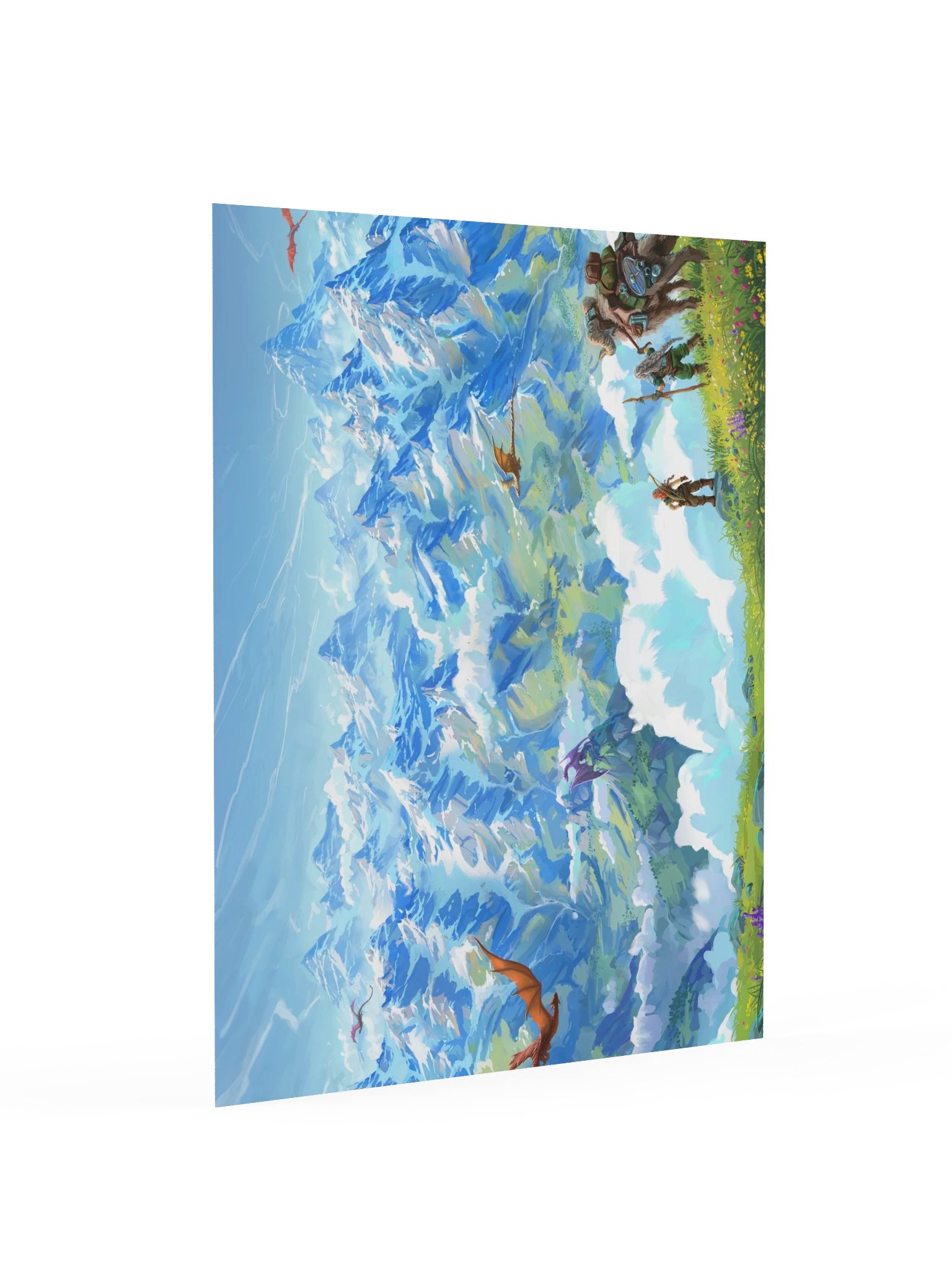 There Be Dragons Here Art Print product image (8)