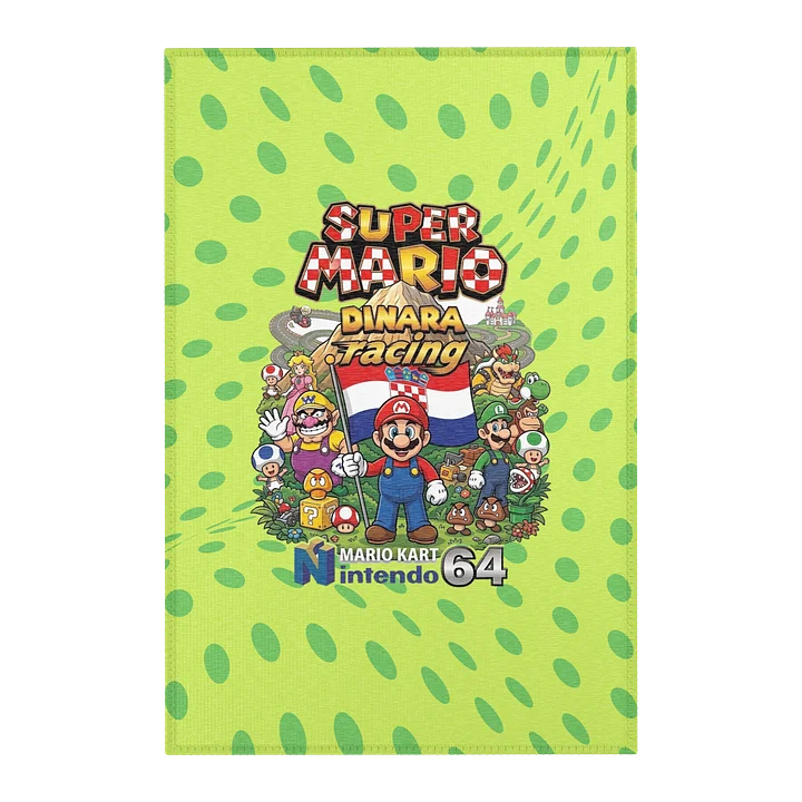 Super Mario Dinara Racing Area Rug product image (1)