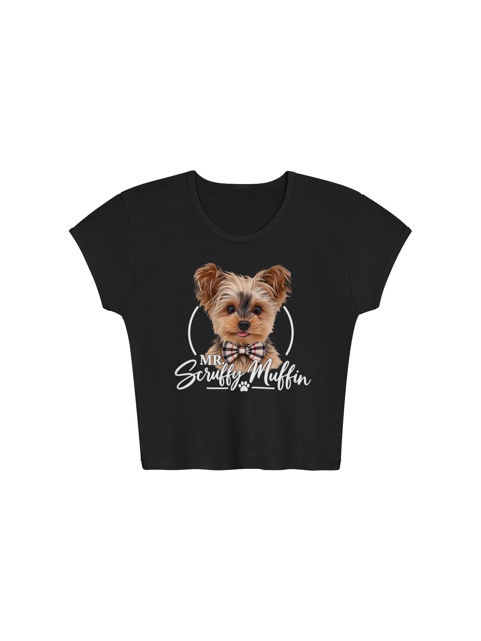 🐾✨ Mr. Scruffy Muffin Signature Crop Top product image (1)
