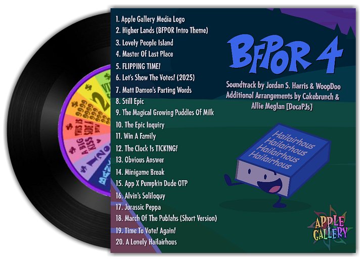 BFPOR 4 Original Soundtrack 7" Lathe Cut Vinyl product image (2)