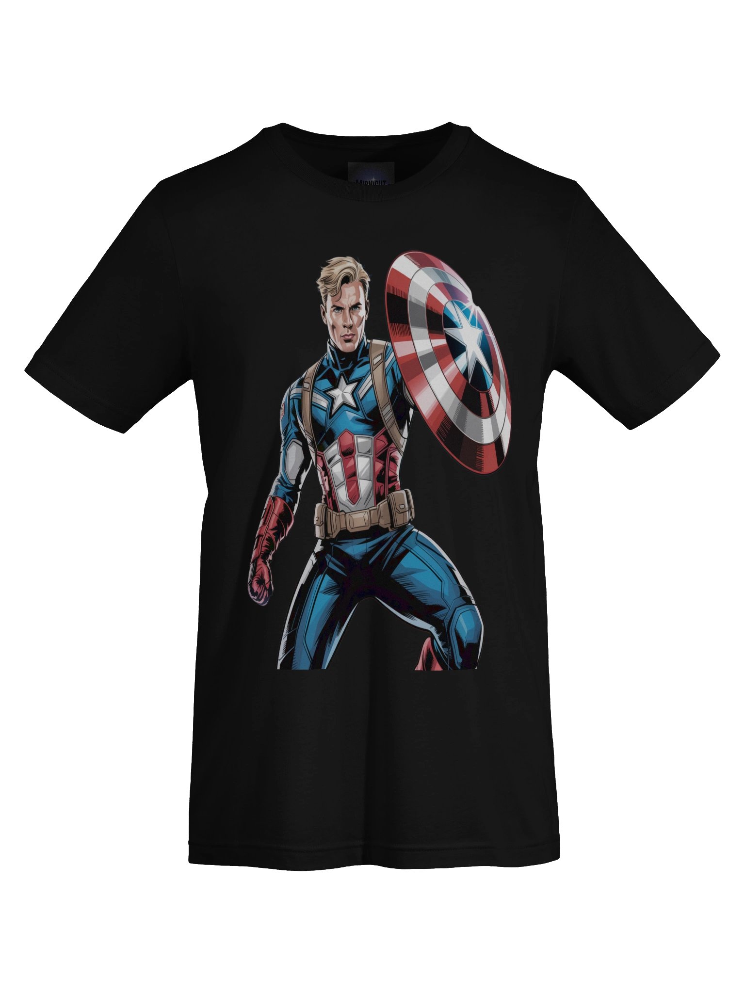 Lunar Lunge: Captain America Shadowed Sentinel T-Shirt product image (1)