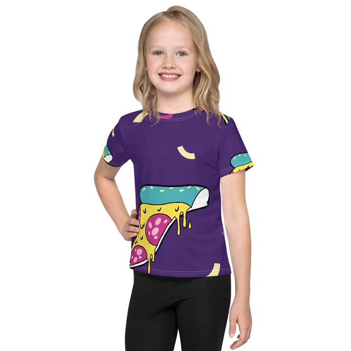 Melting Pizza Party Kids T-Shirt product image (1)