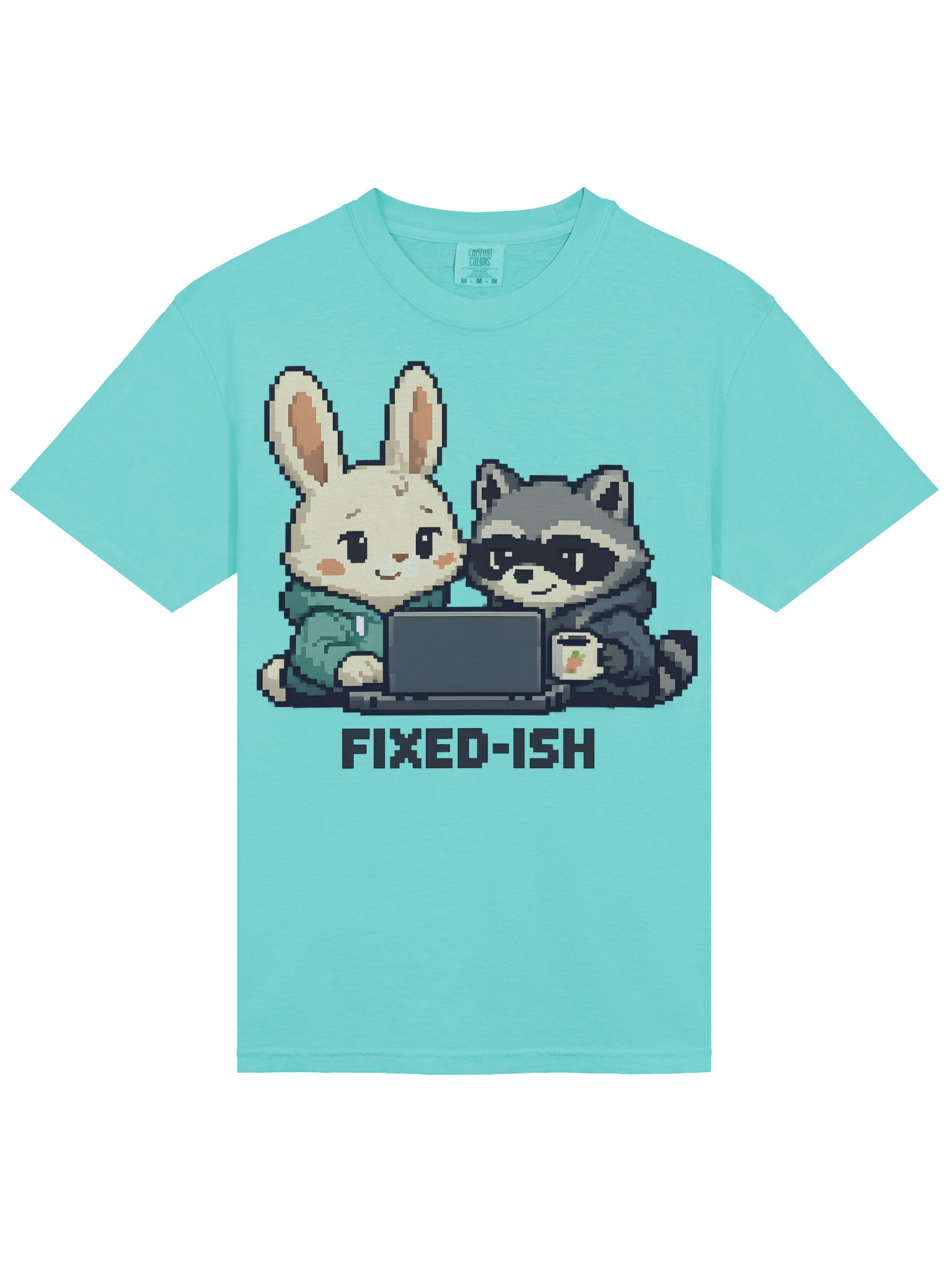 Fixed-ish Rabbit & Raccoon T-Shirt product image (3)