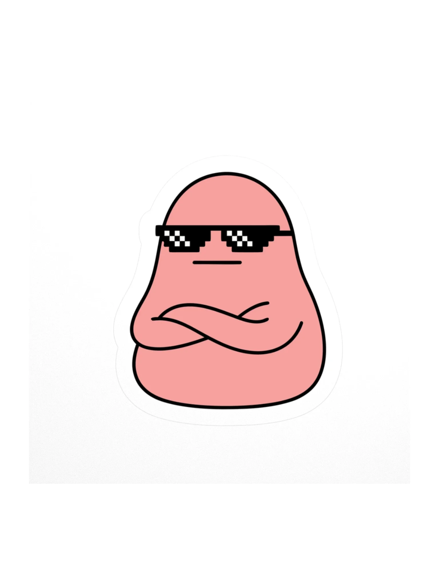 Deal With Meat Vinyl Sticker
