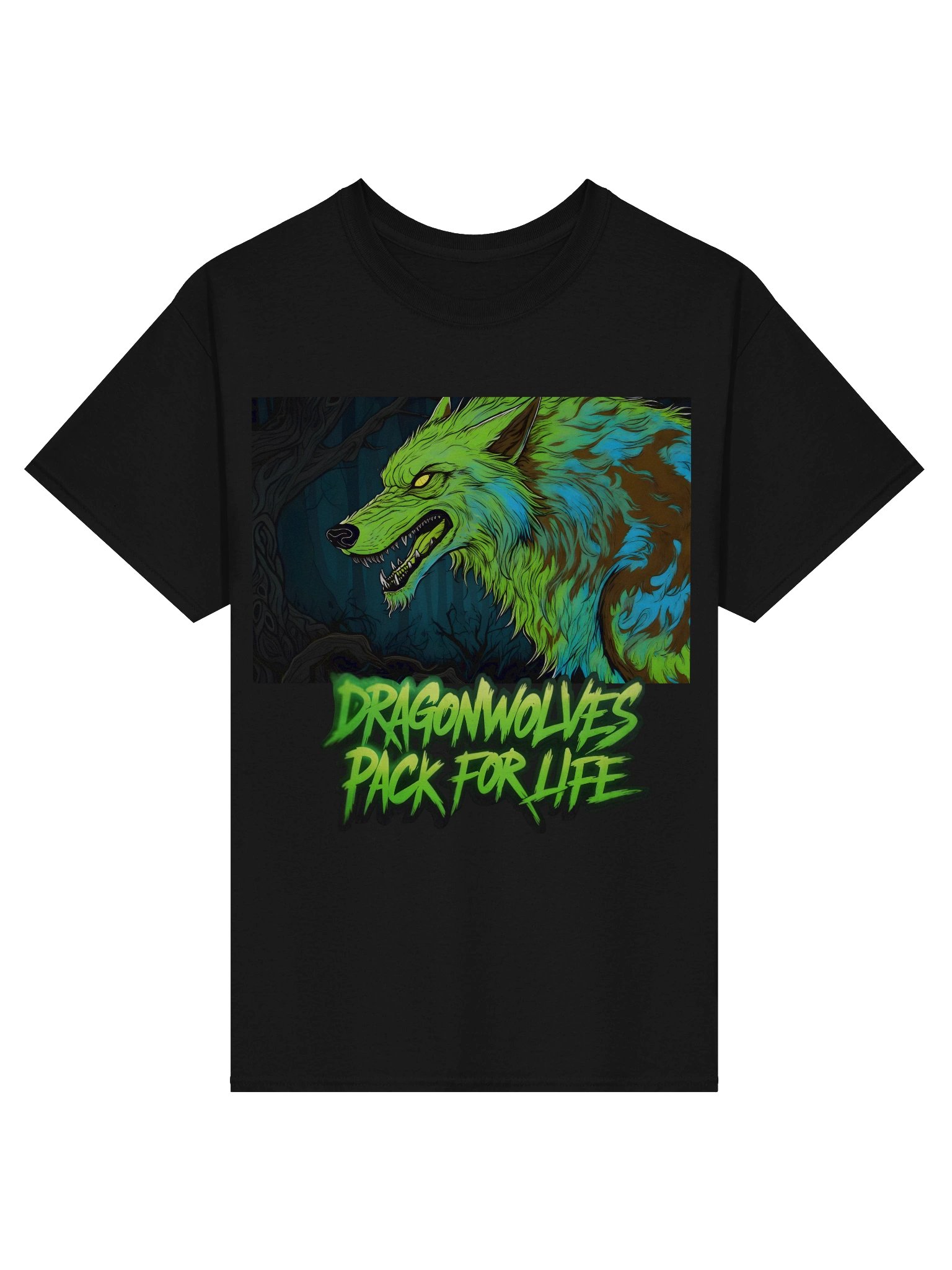 Fierce Wolf Forest T-Shirt product image (1)