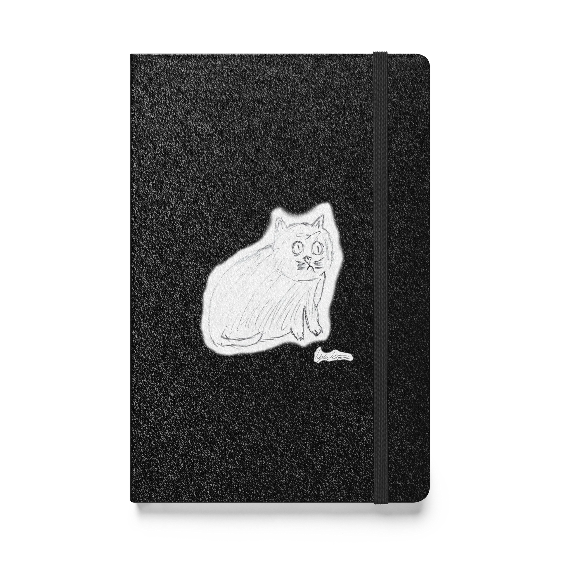 CPTSD Cat Sketch Hardcover Journal product image (1)