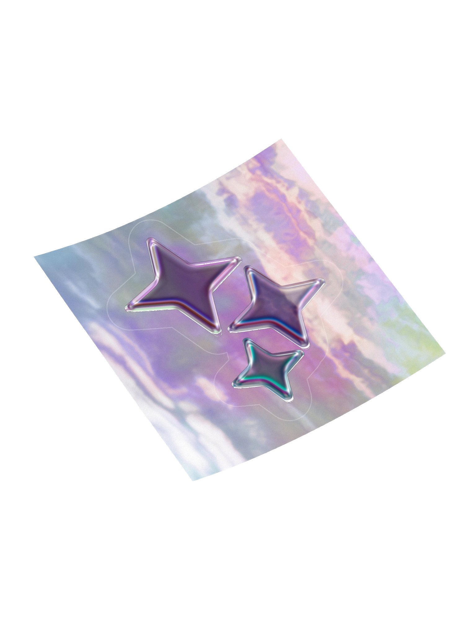 Crystal Frutiger Aero Stars (Stickers) product image (11)