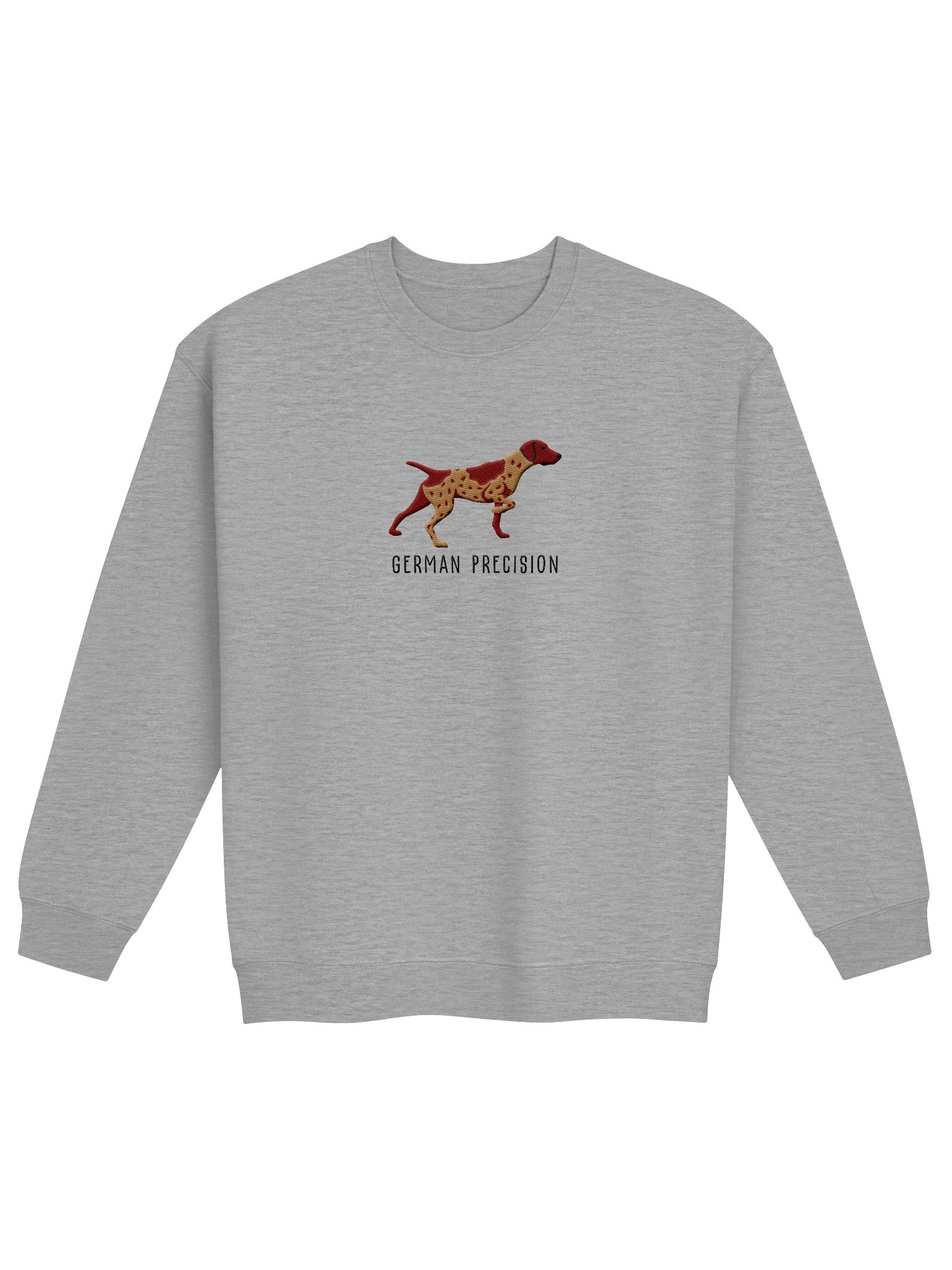 German Precision Sweatshirt (Embroidered) of a German Shorthaired Pointer(Liver Roan) product image (4)