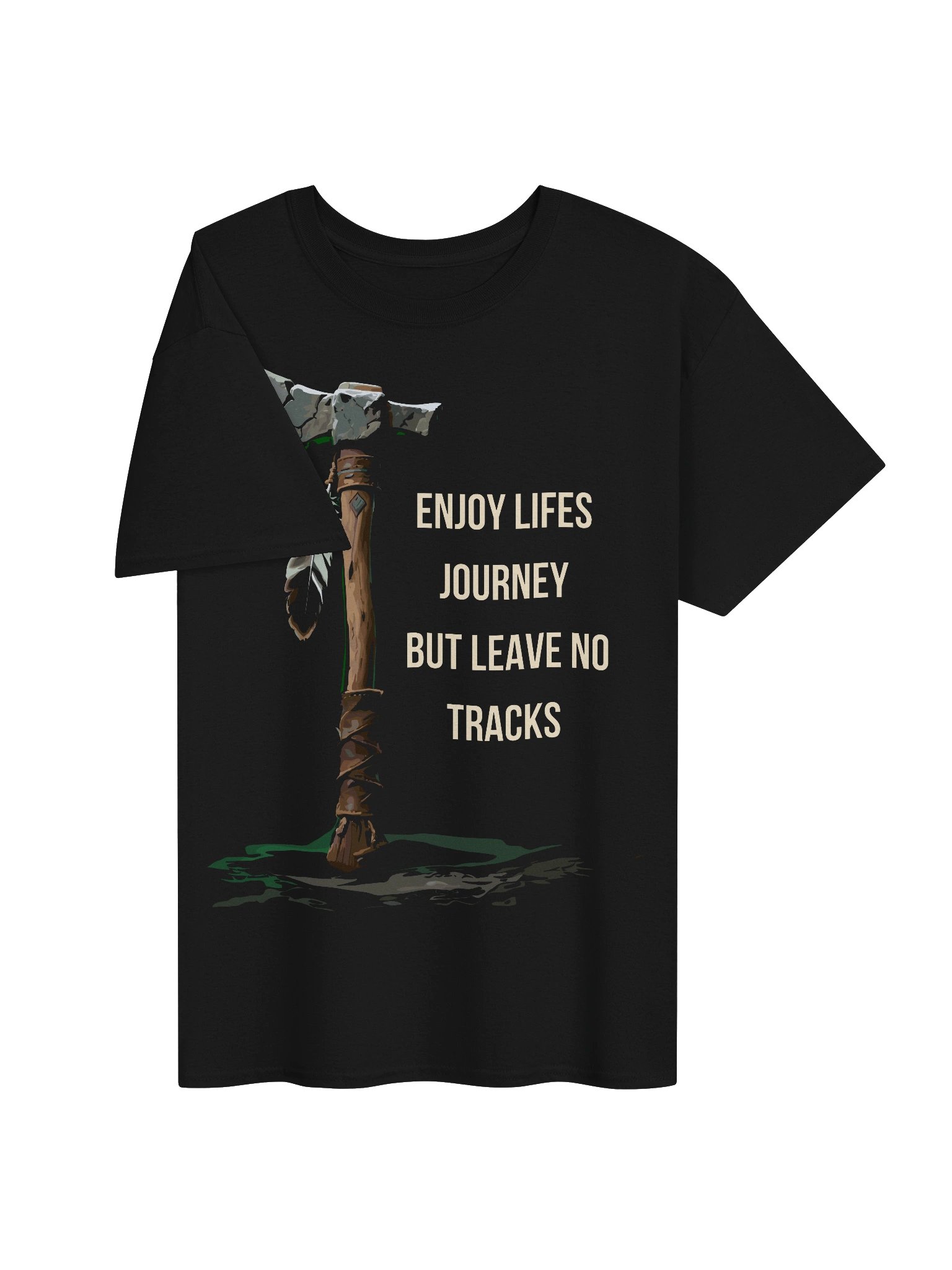 Leave No Tracks Axe Graphic Tee product image (3)
