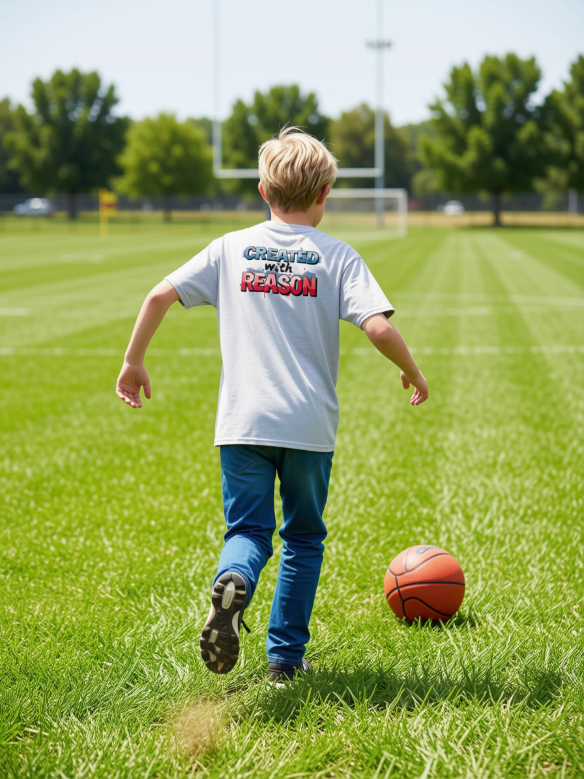Created with Reason Boys T-shirt product image (6)