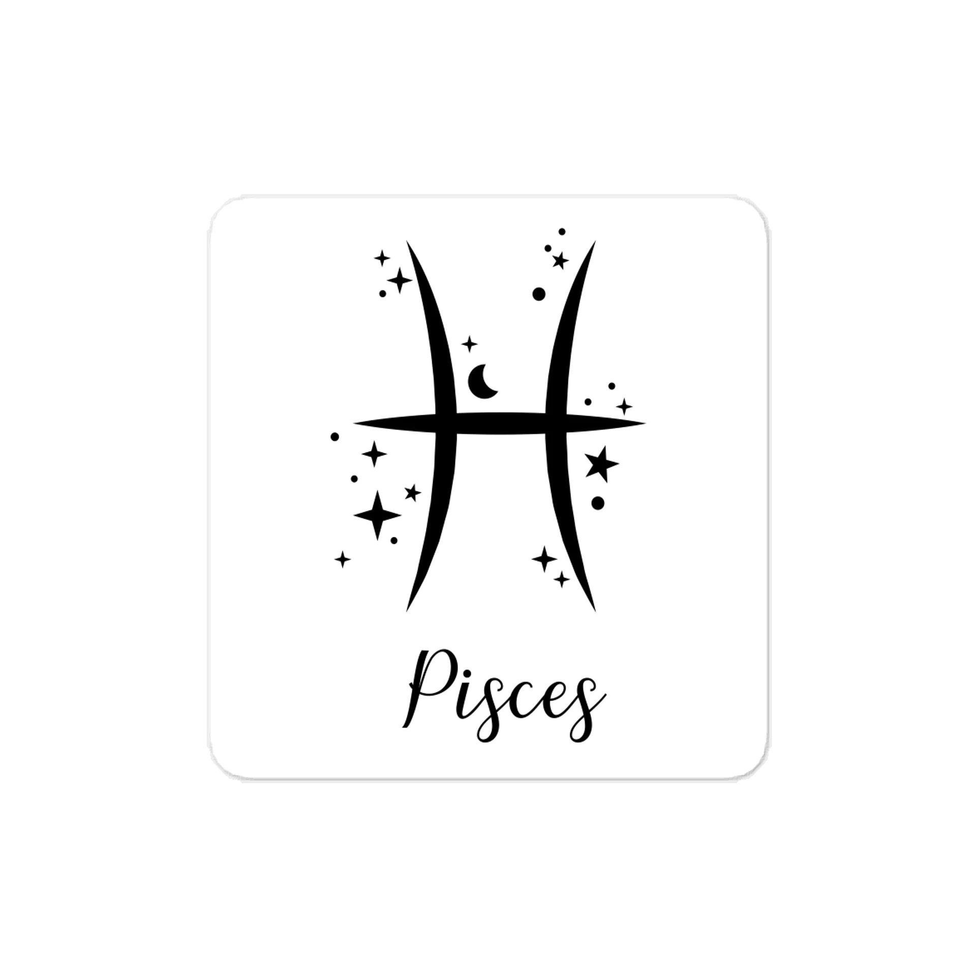 Pisces Zodiac Star Decal product image (1)