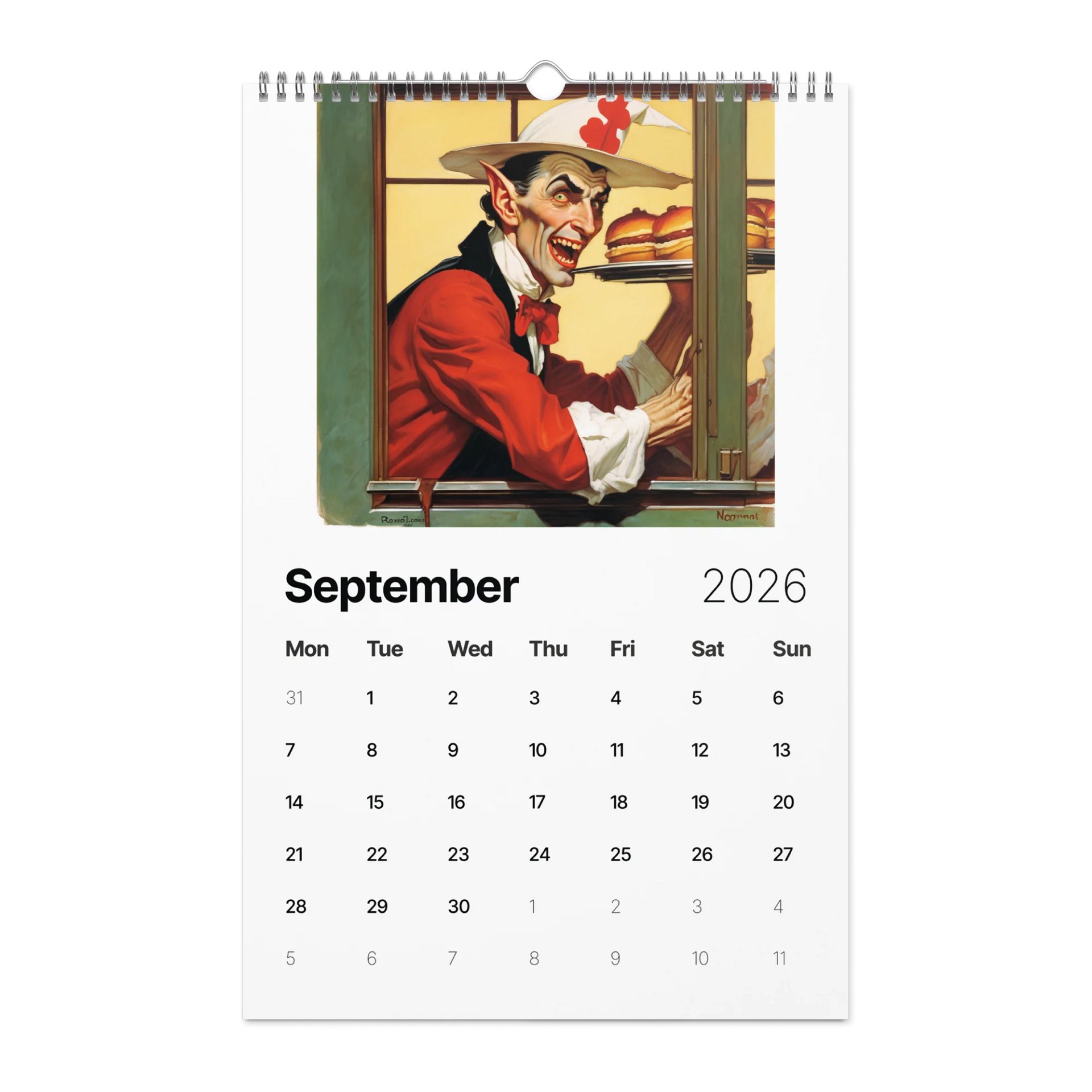 12 Universal American Holidays - 2026 Calendar product image (10)