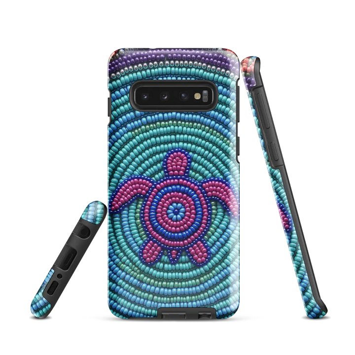 Turtle on Turquoise Samsung® Tough Case product image (1)