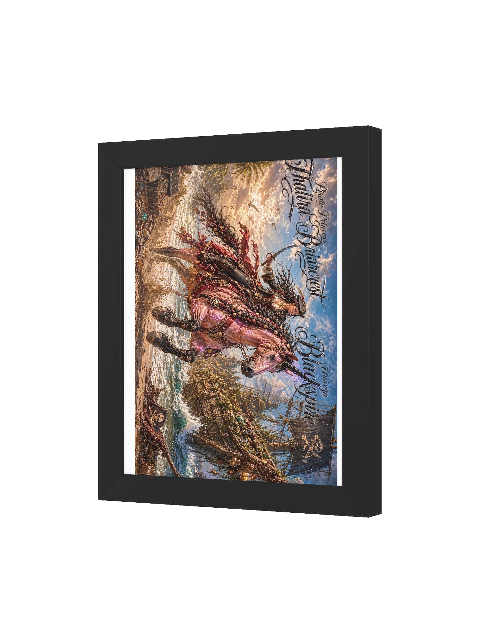 Pirate Unicorns - Shore Bound Framed Poster product image (7)