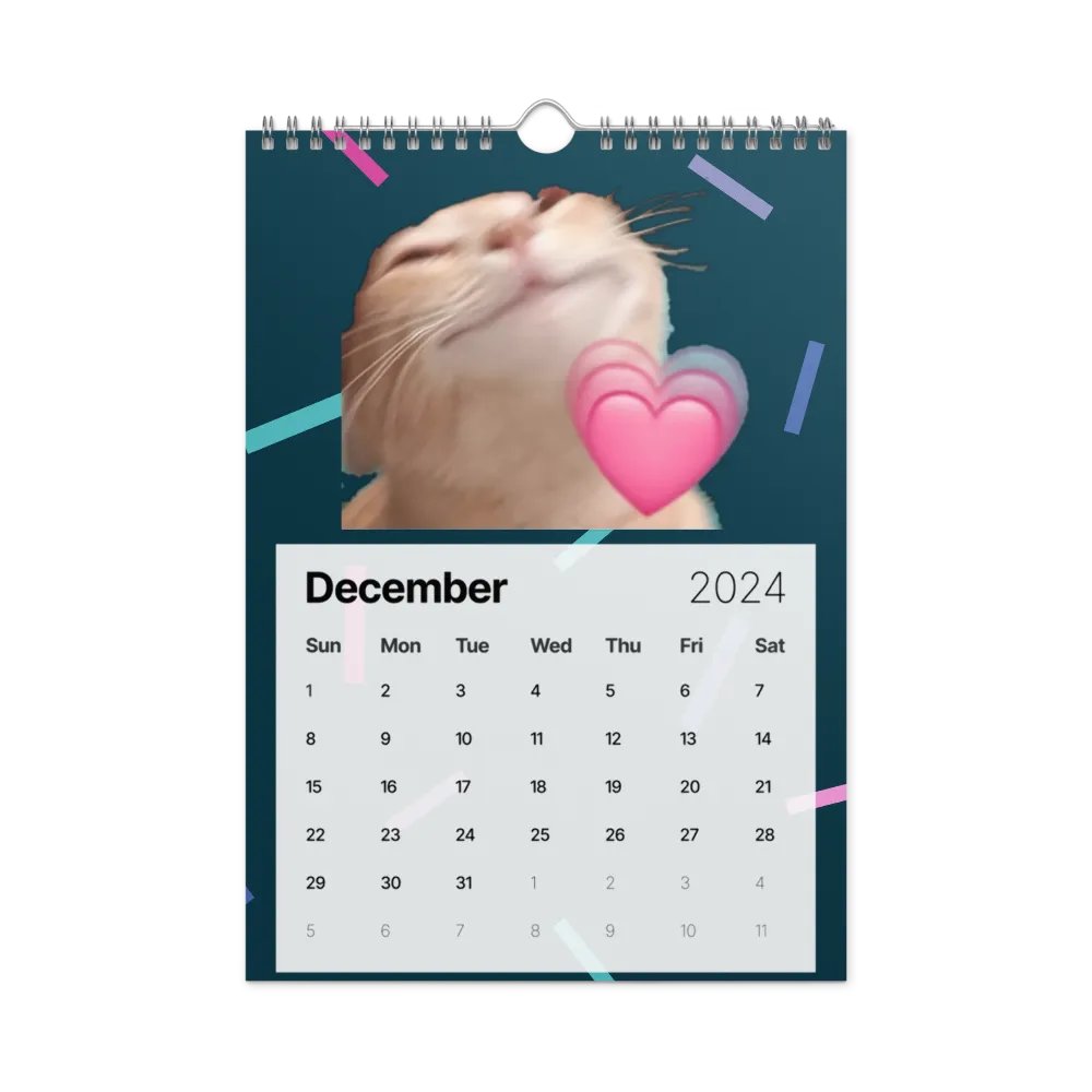 Wall Calendar (2024): Meme Cats product image (6)
