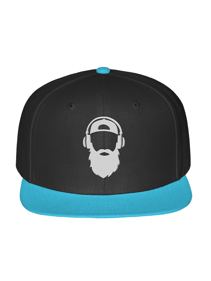 Flat Bill Rolen Beats Icon Split Script Hat – White Split Vert Logo product image (1)