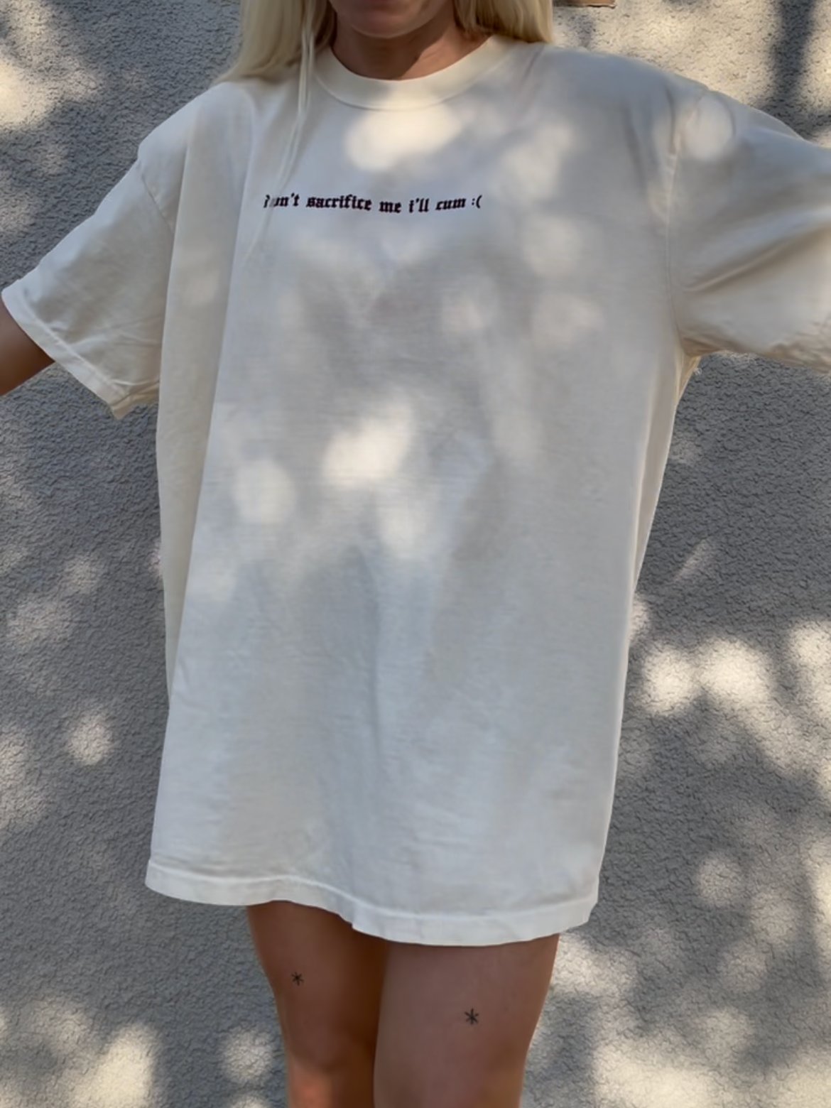 'Don't Sacrifice Me I'll Cum :(' T Shirt (dark colours / 5 Colours Available) product image (5)