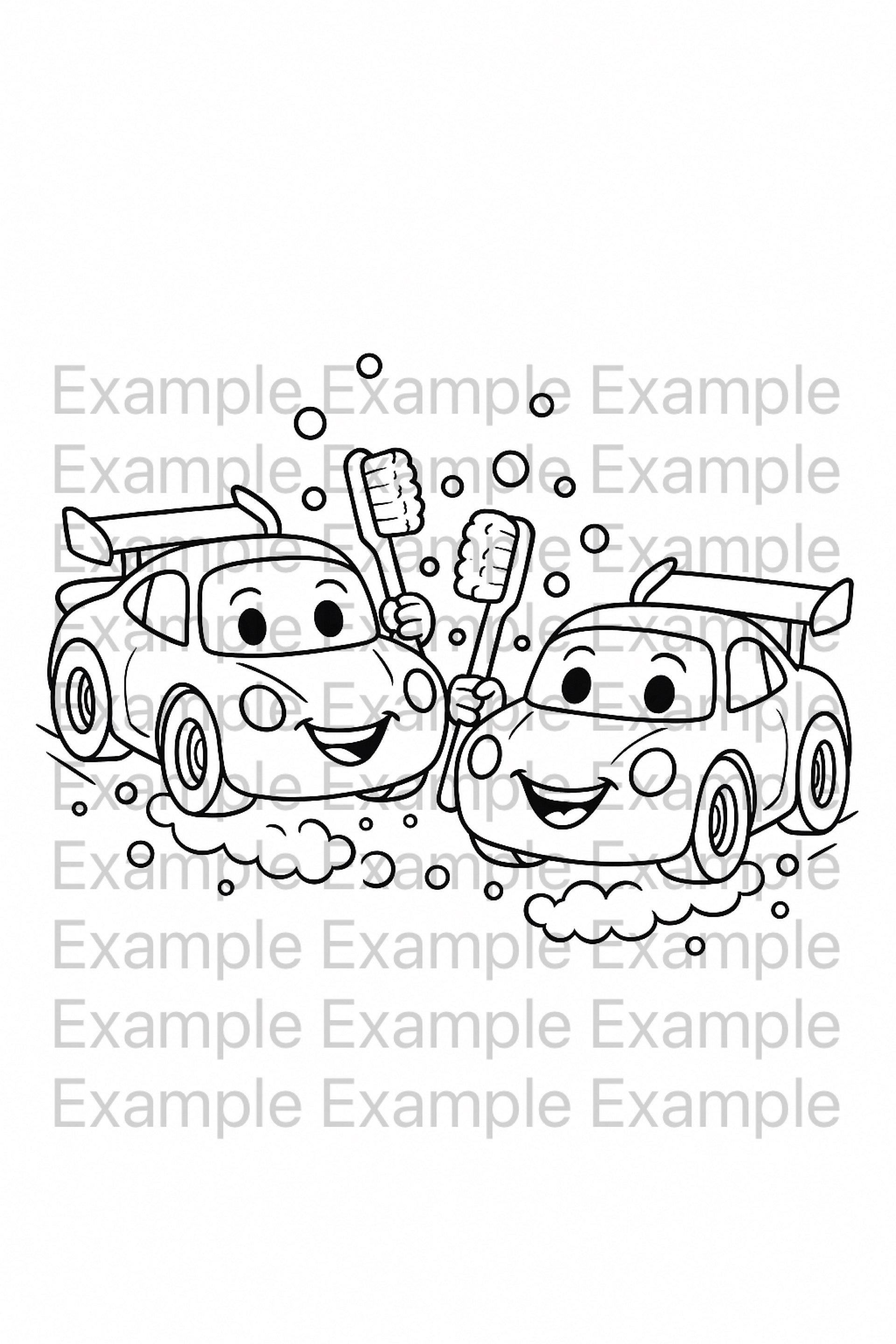 Smiles on Wheels Coloring Pages product image (4)