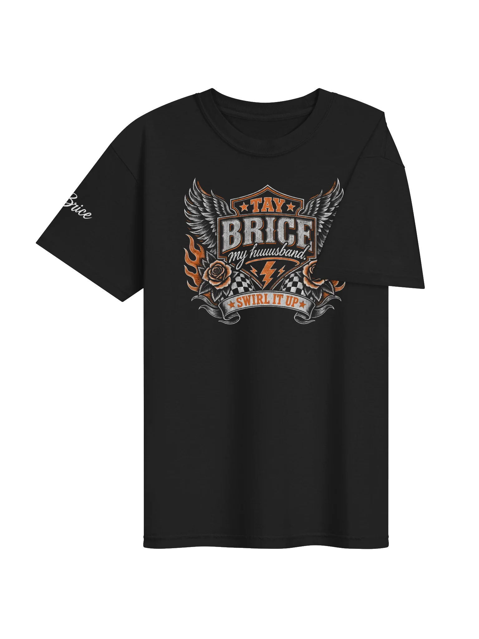 Tay Brice Motorcycle Graphic Tee(Unisex)(white ink) product image (11)