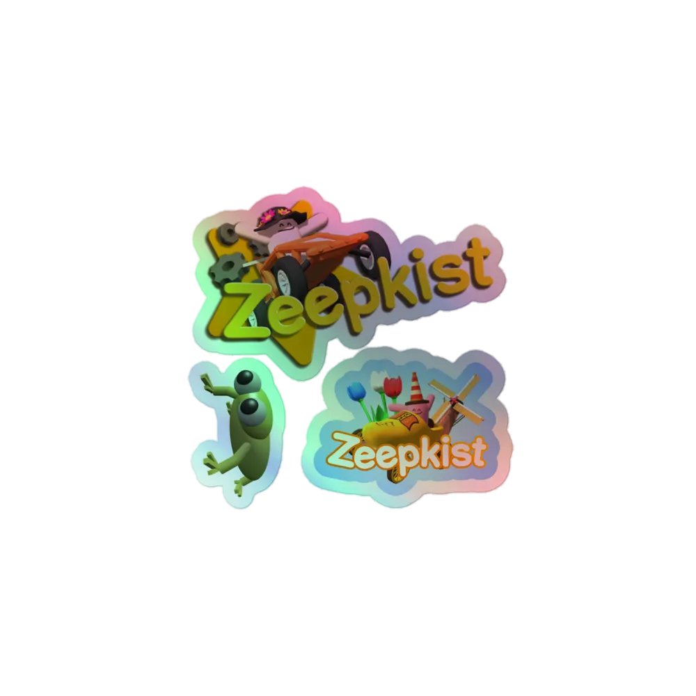 Holographic Zeepkist Stickers product image (1)